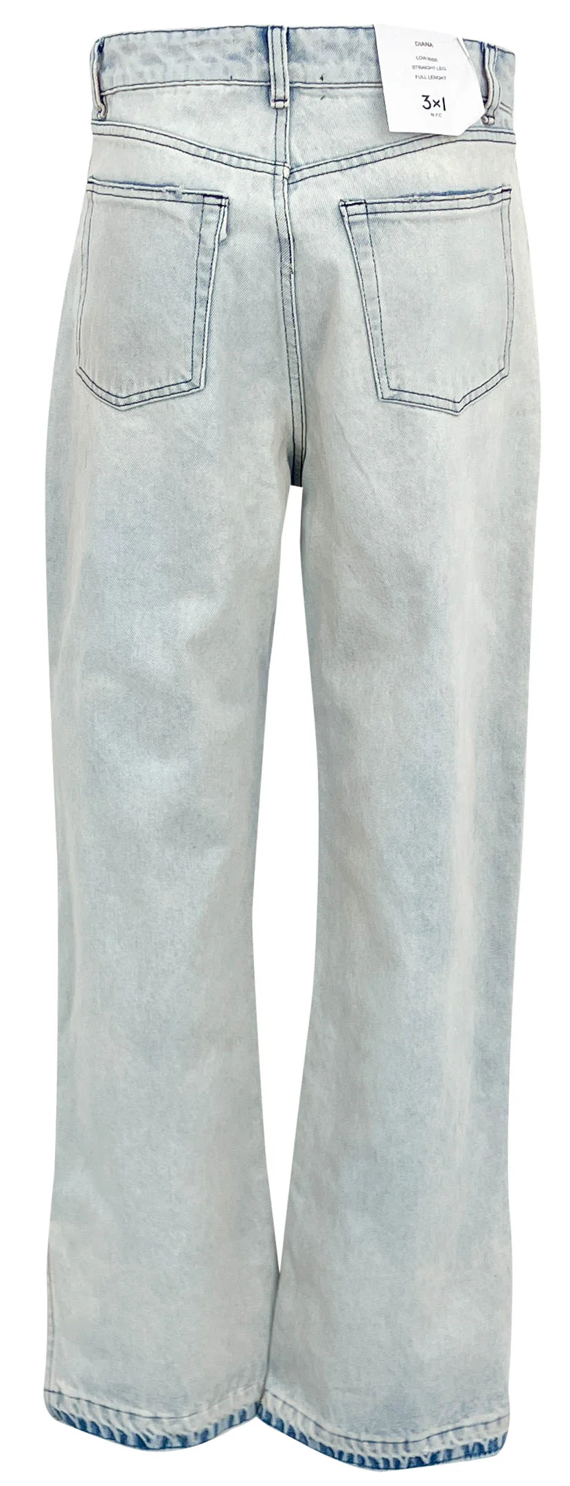 3 x 1 NYC Diana Low Rise Denim in Shore - Image 2
