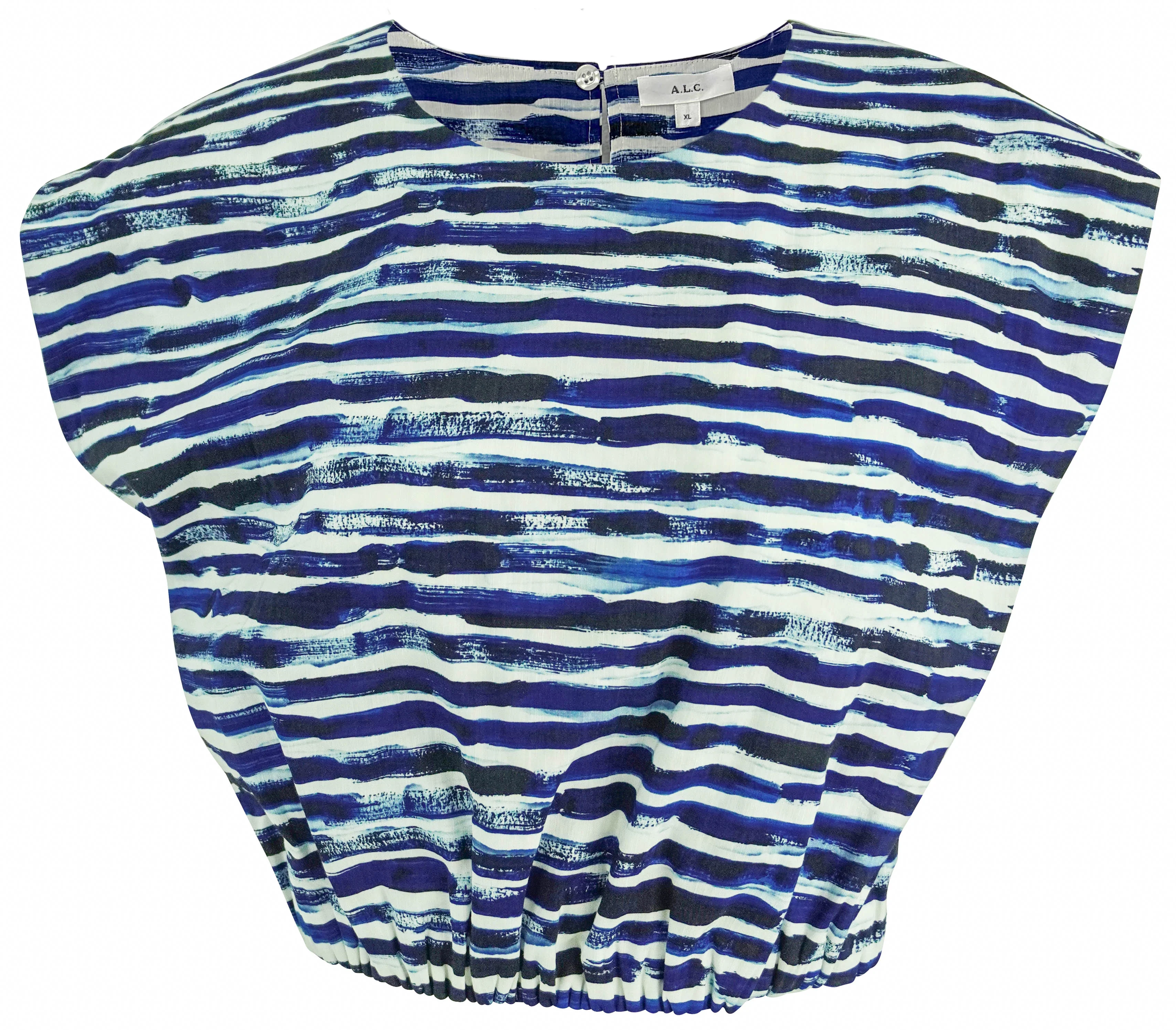 A.L.C. Billie Top in Blue and White