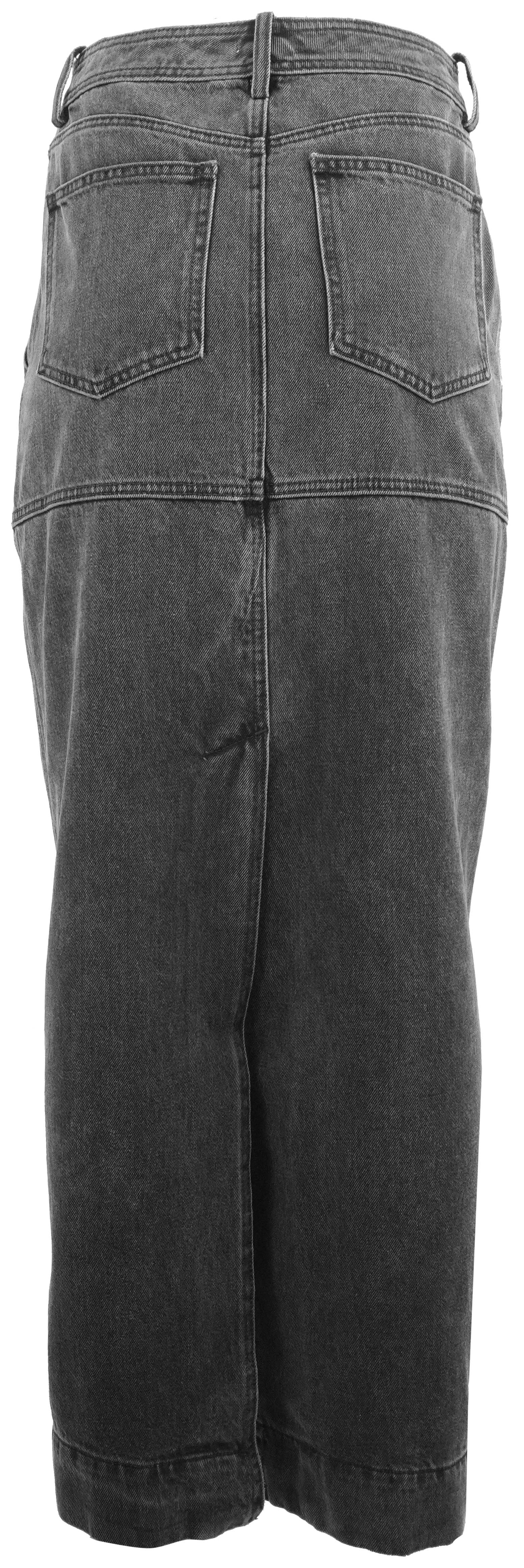 A.L.C. Hunter Denim Maxi Skirt in Washed Black - Image 2