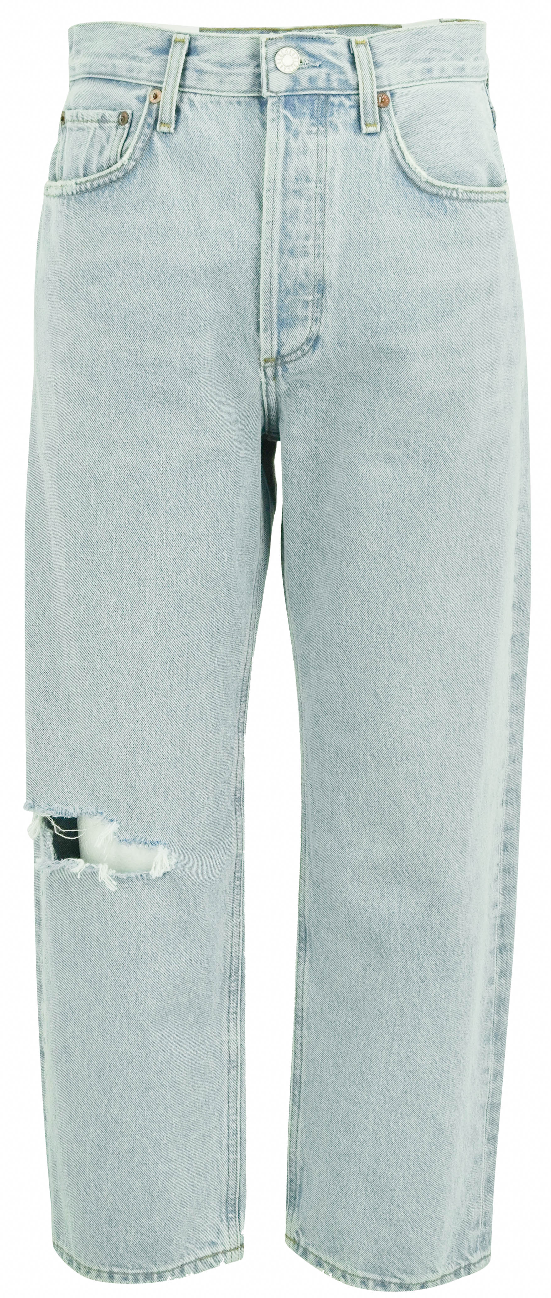 Agolde 90s Crop Straight Jeans in Segment