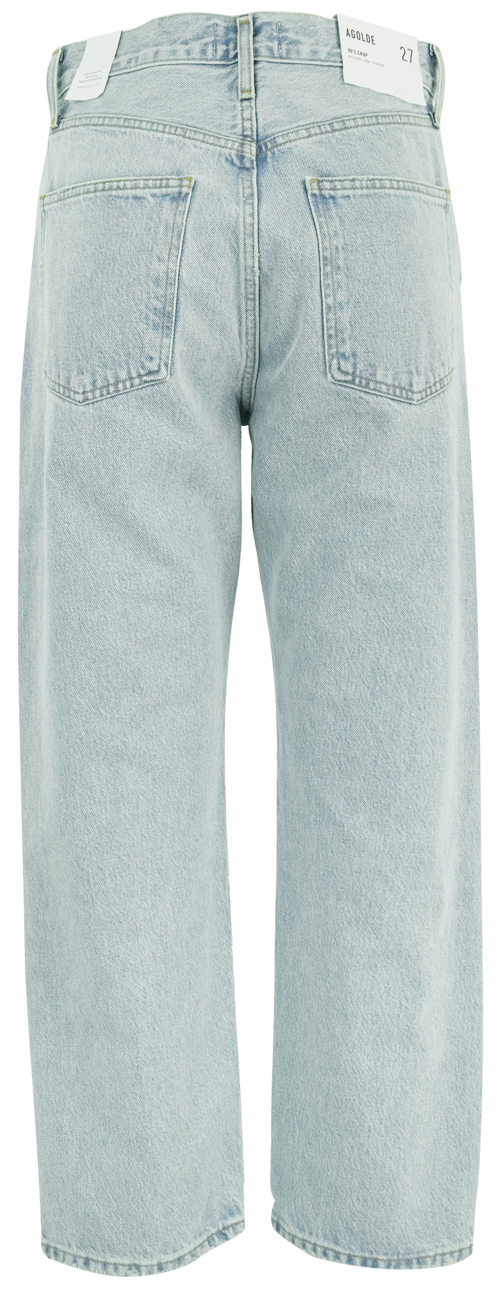 Agolde 90s Crop Straight Jeans in Segment - Image 2