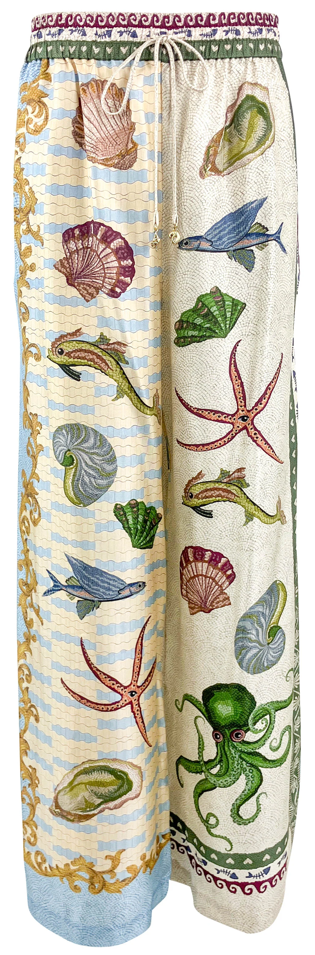 Alémais Bath House Silk Pants Multi
