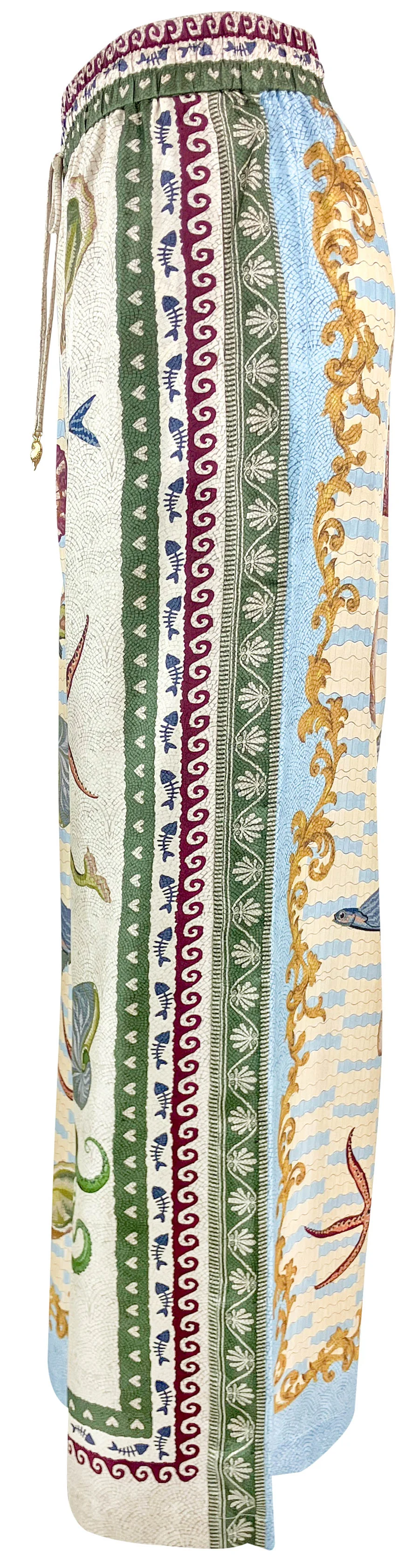 Alémais Bath House Silk Pants Multi - Image 3
