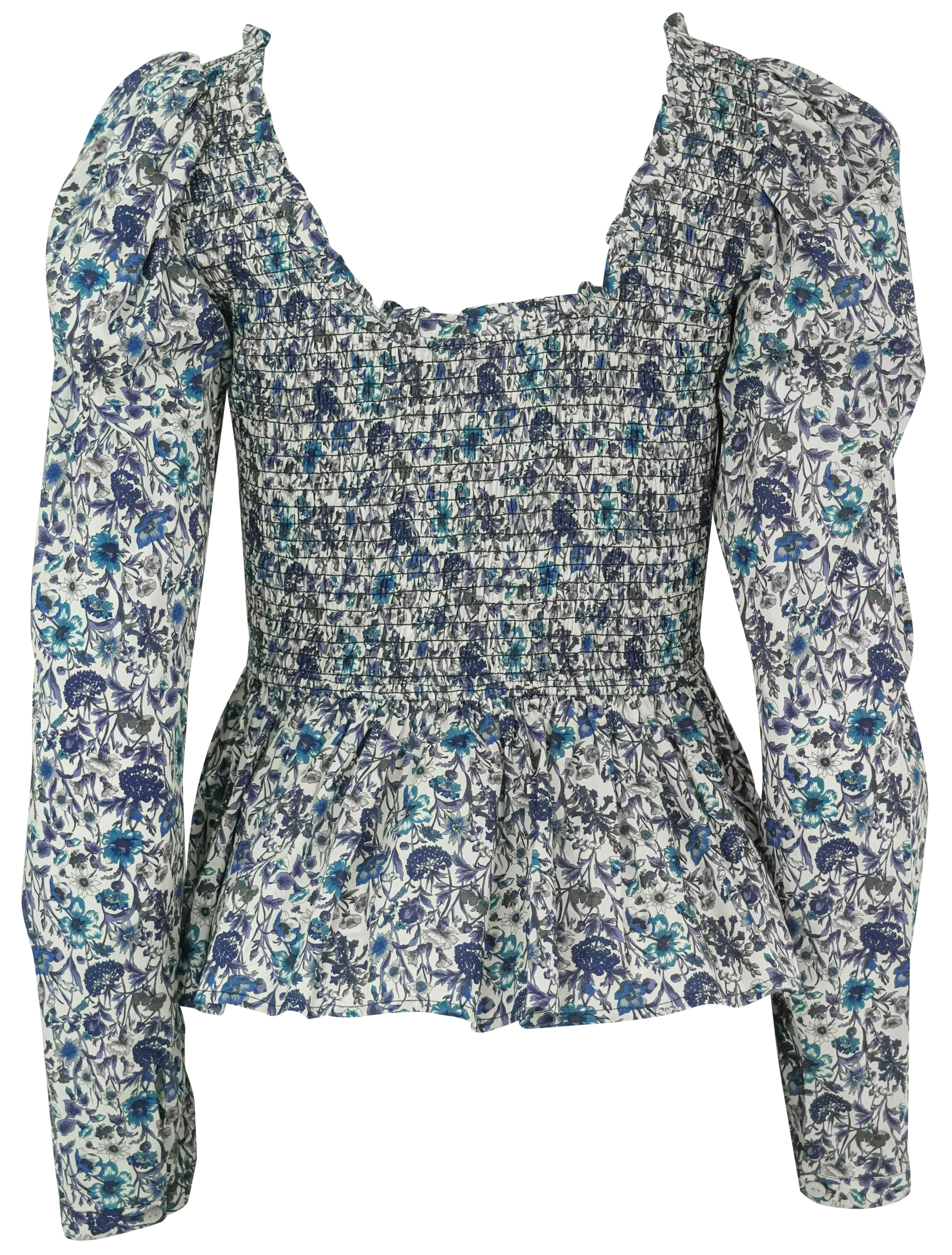 Alix of Bohemia Delilah Flower Top in Luna - Image 2