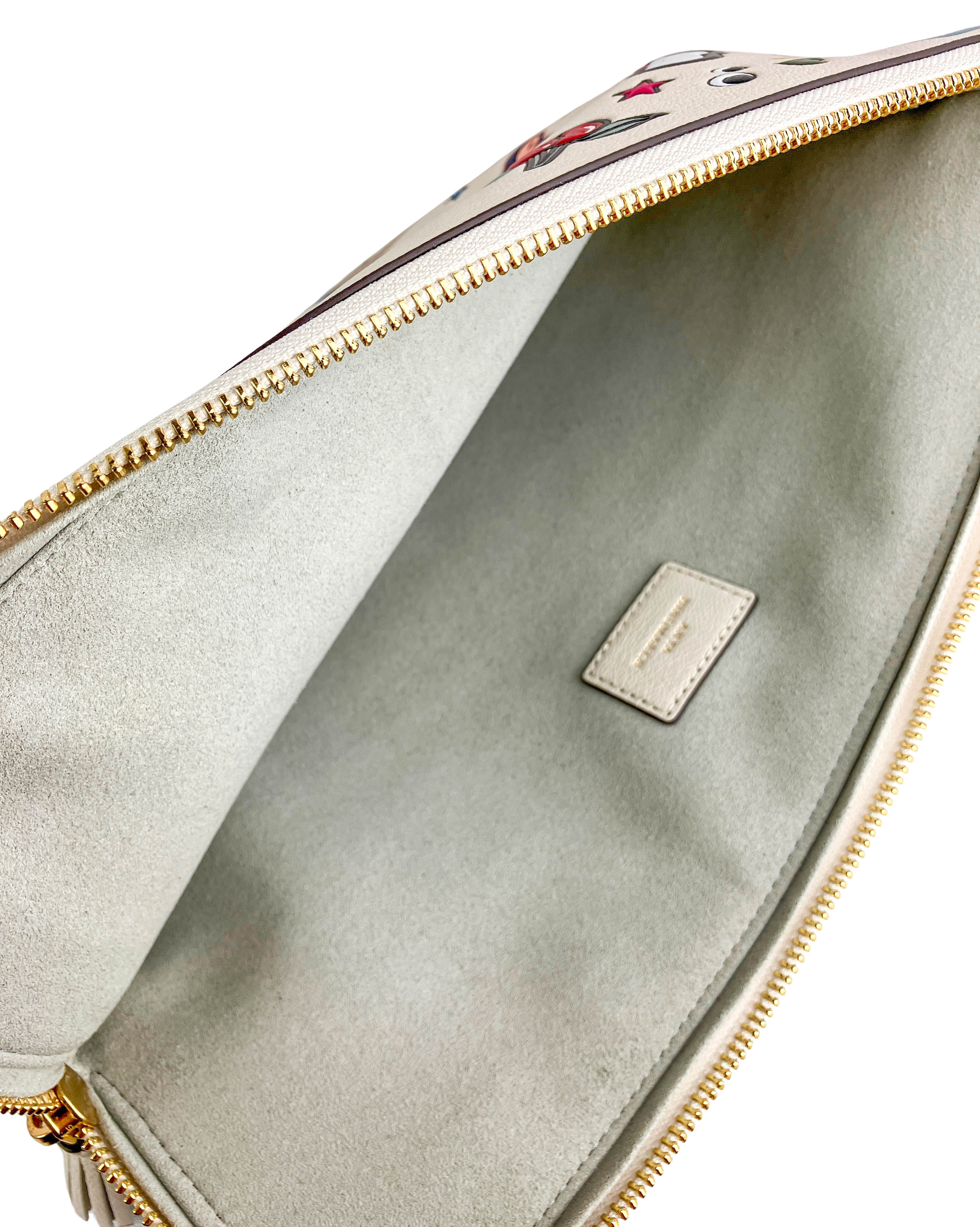 Anya Hindmarch All Over Stickers Laptop Case in Chalk - Image 3