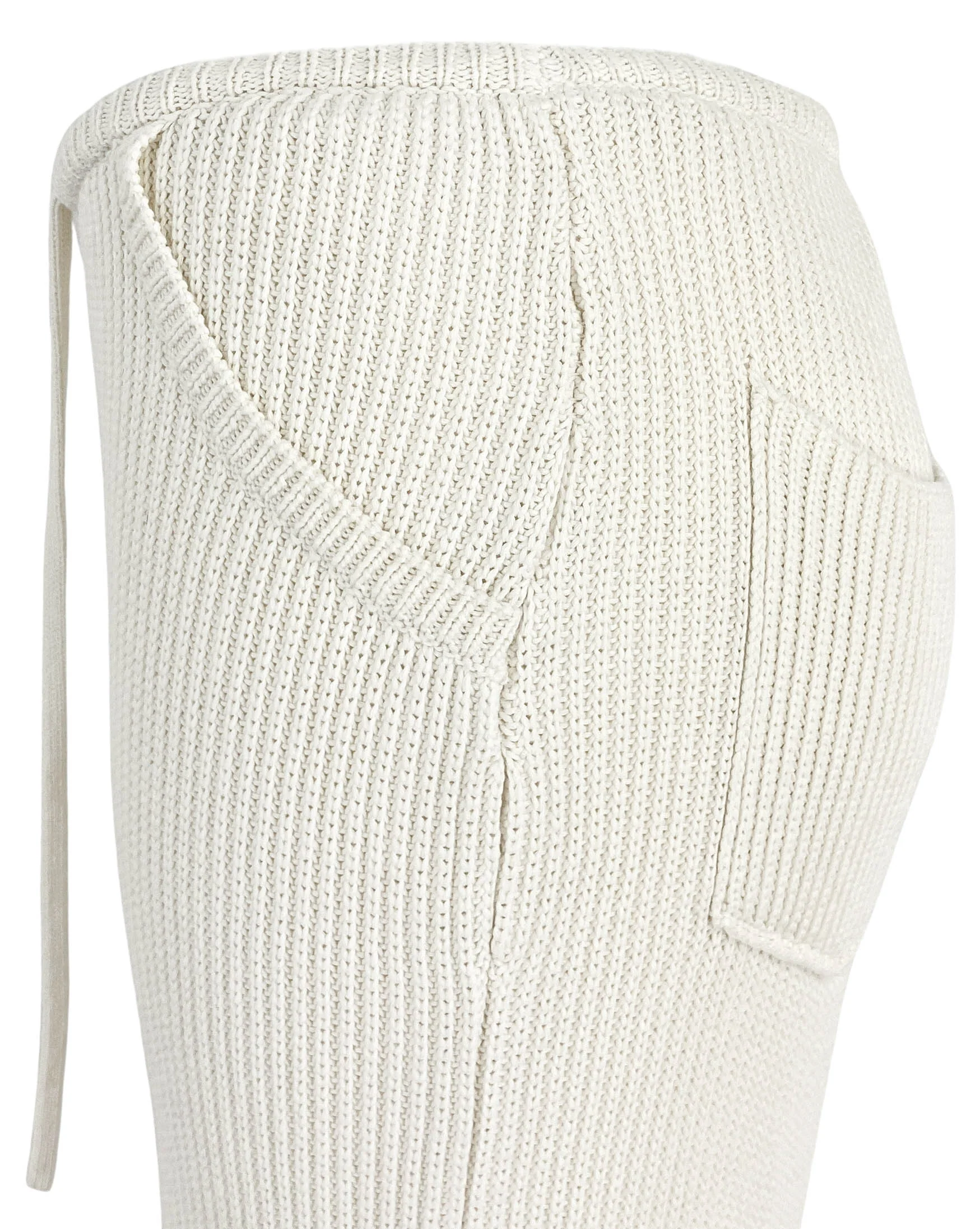 Aya Muse Knit Pants in Cream - Image 3