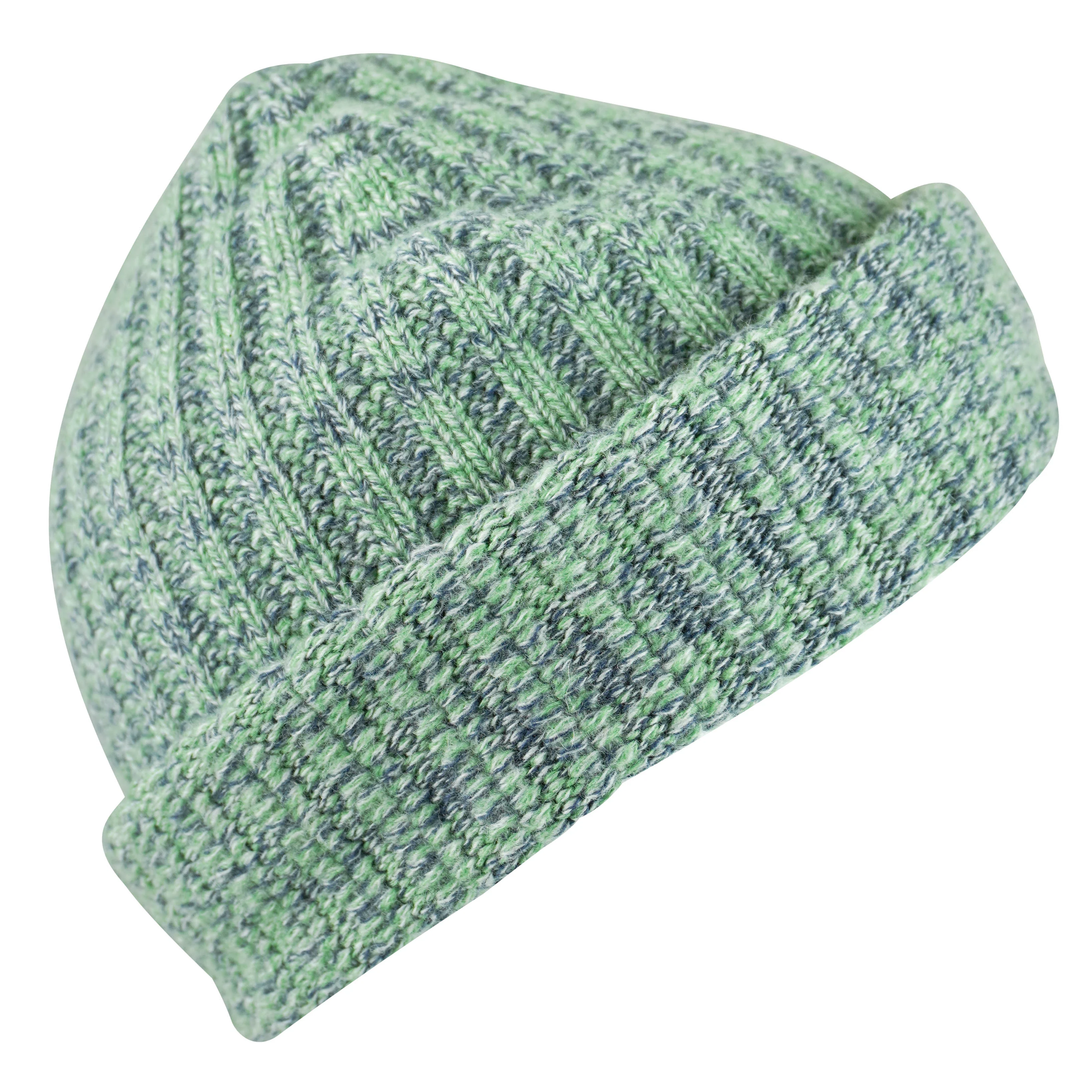 Barrie Knit Beanie in Green - Image 3