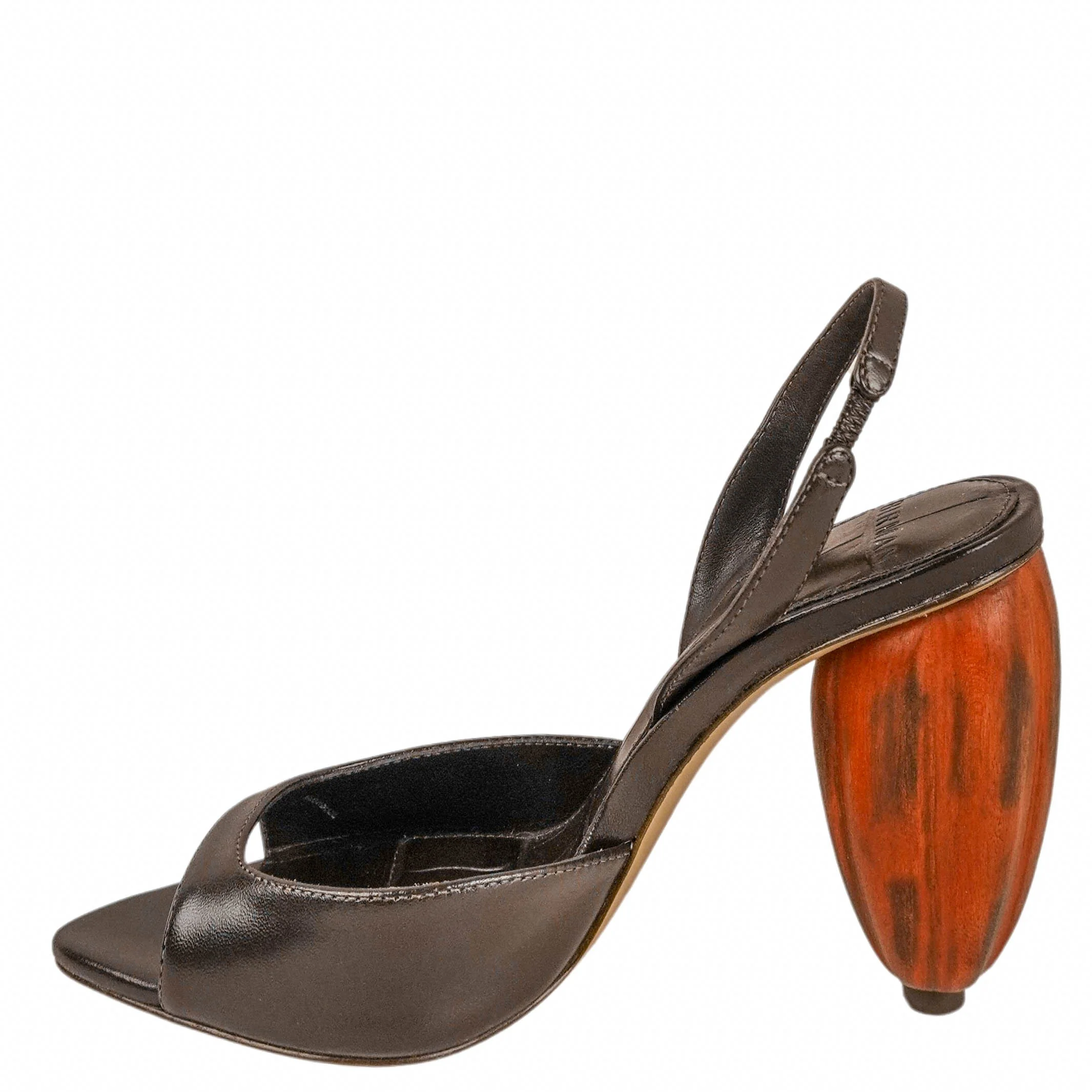 Birman Cacau Sandals in Dark Brown - Image 2
