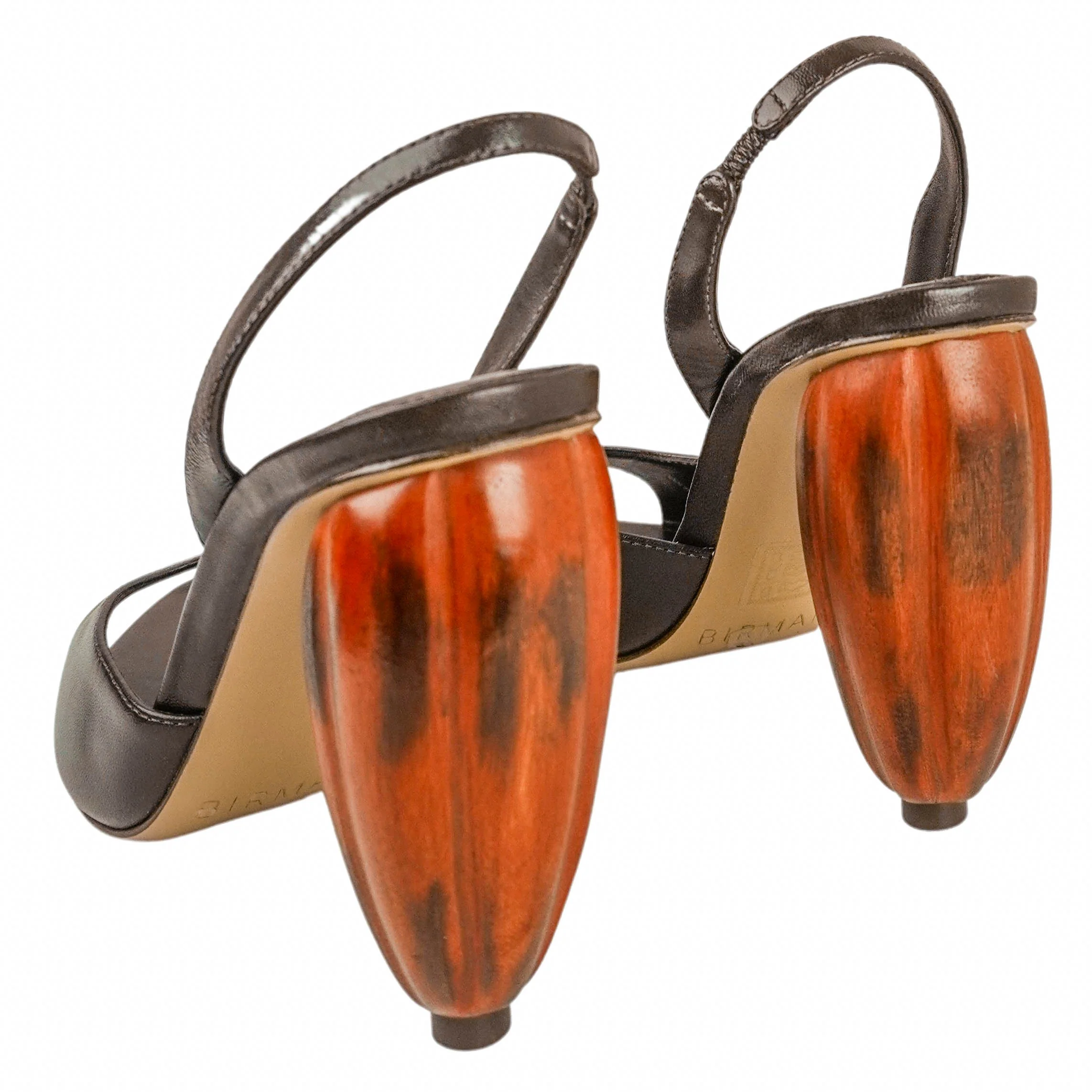 Birman Cacau Sandals in Dark Brown - Image 5