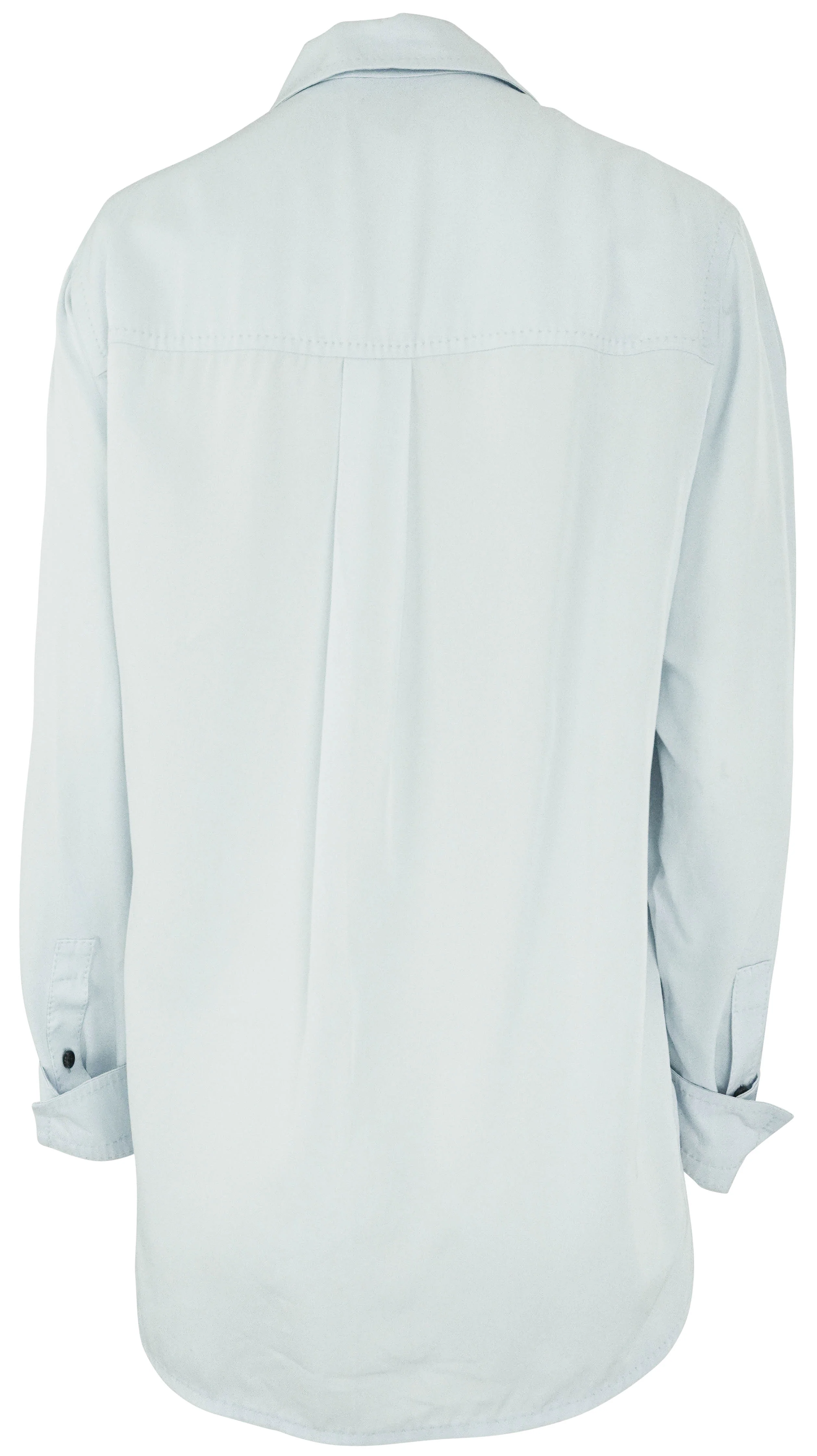 Bottega Veneta Fluid Viscose Twill Shirt in Baby Blue - Image 2