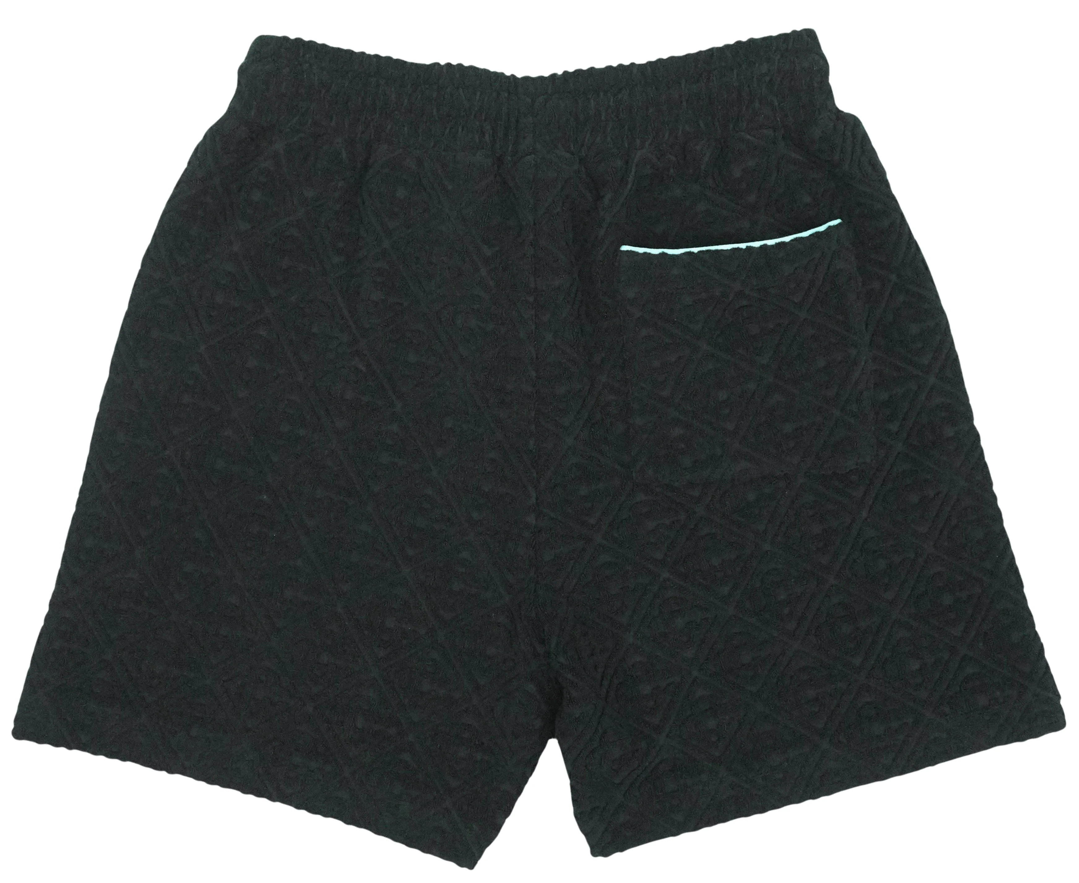Casablanca Monogram Jacquard Toweling Shorts in Black - Image 2
