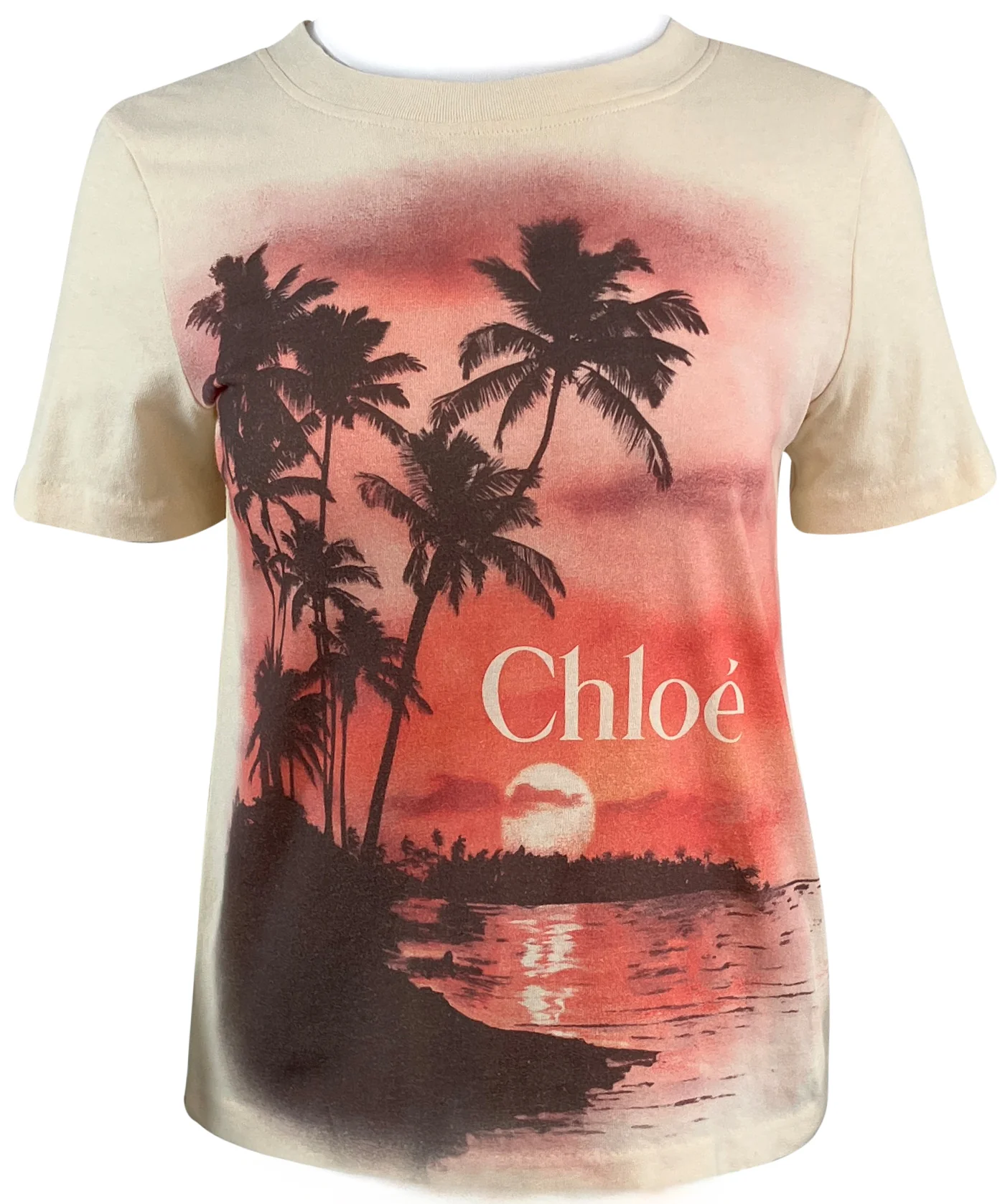 Chloé Beach Sunset Tee in Blondie Yellow