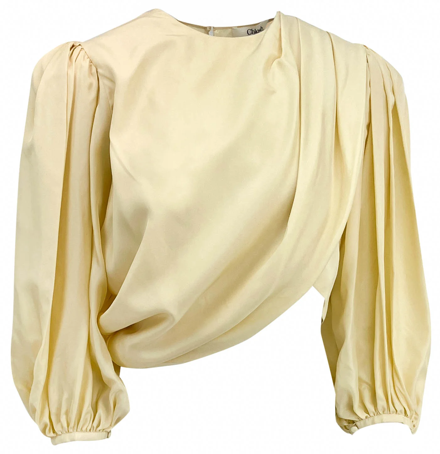 Chloè Blouse in Powder Yellow