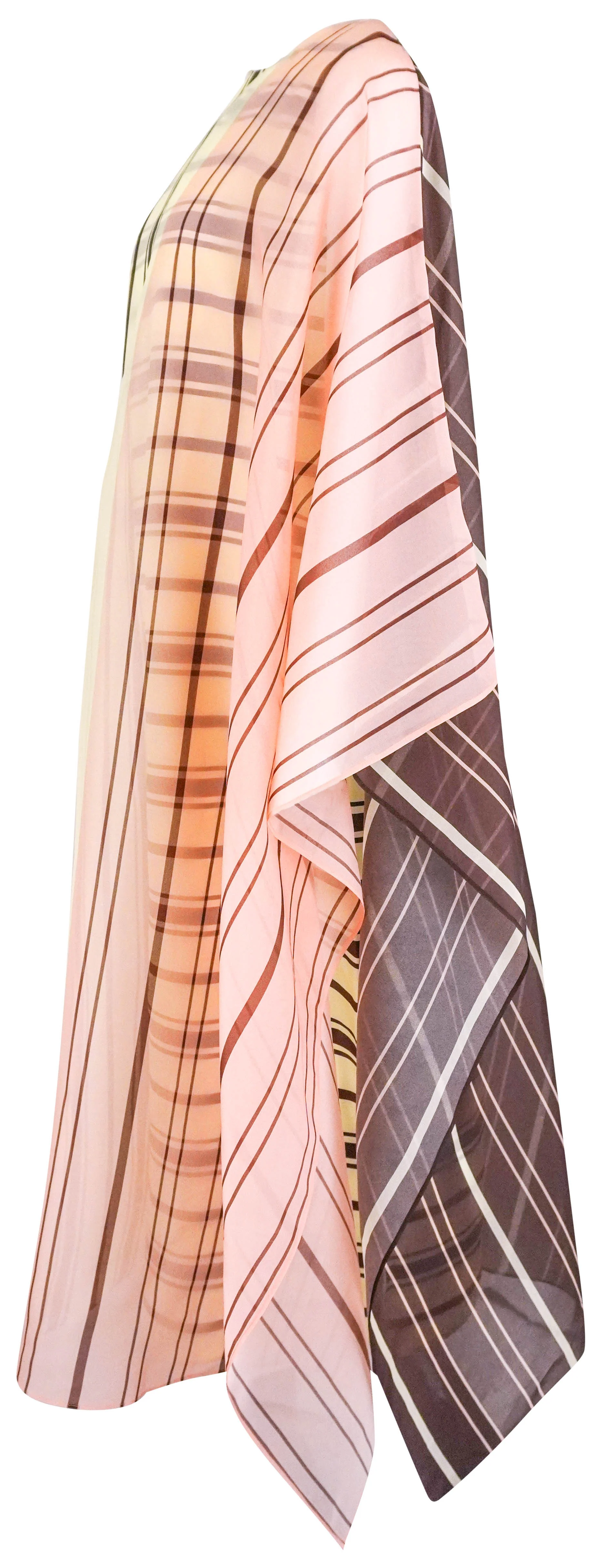 Christian Wijnants Deelas Dress in Chocolate Blush Vanilla - Image 3