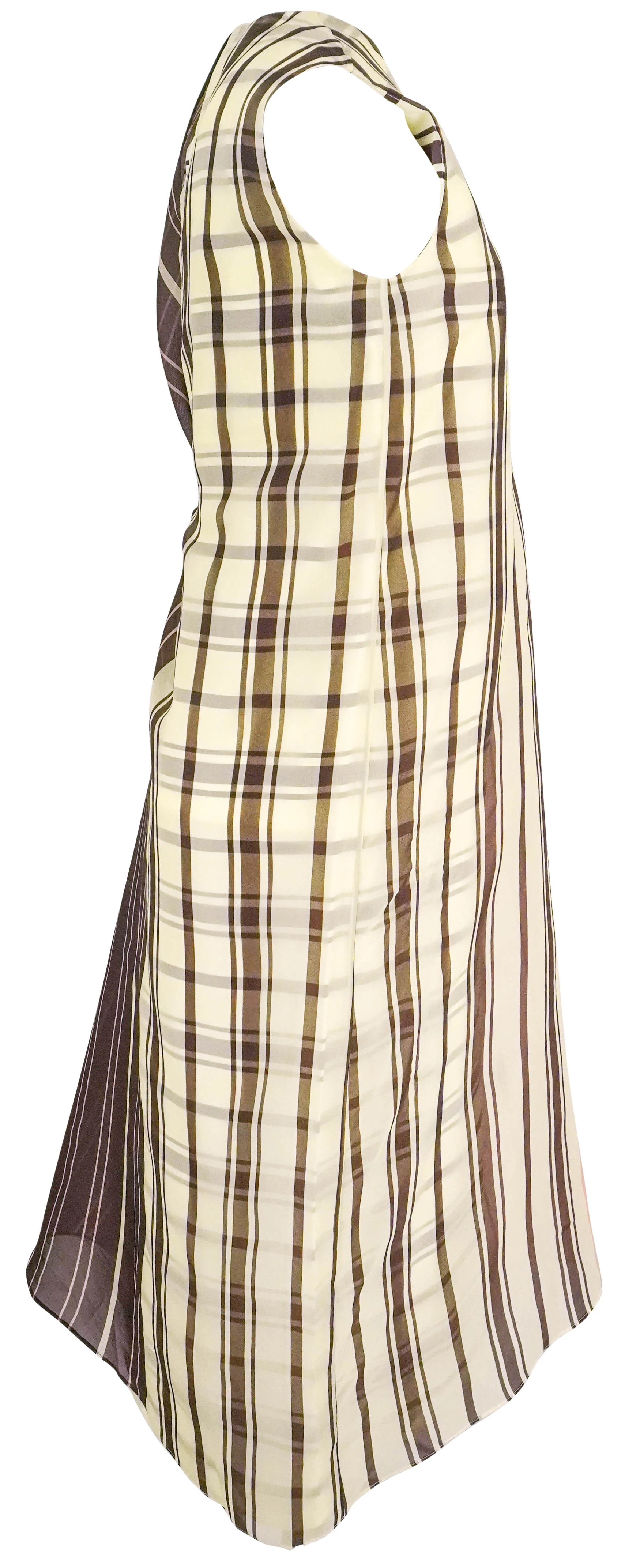 Christian Wijnants Deelas Dress in Chocolate Blush Vanilla - Image 4