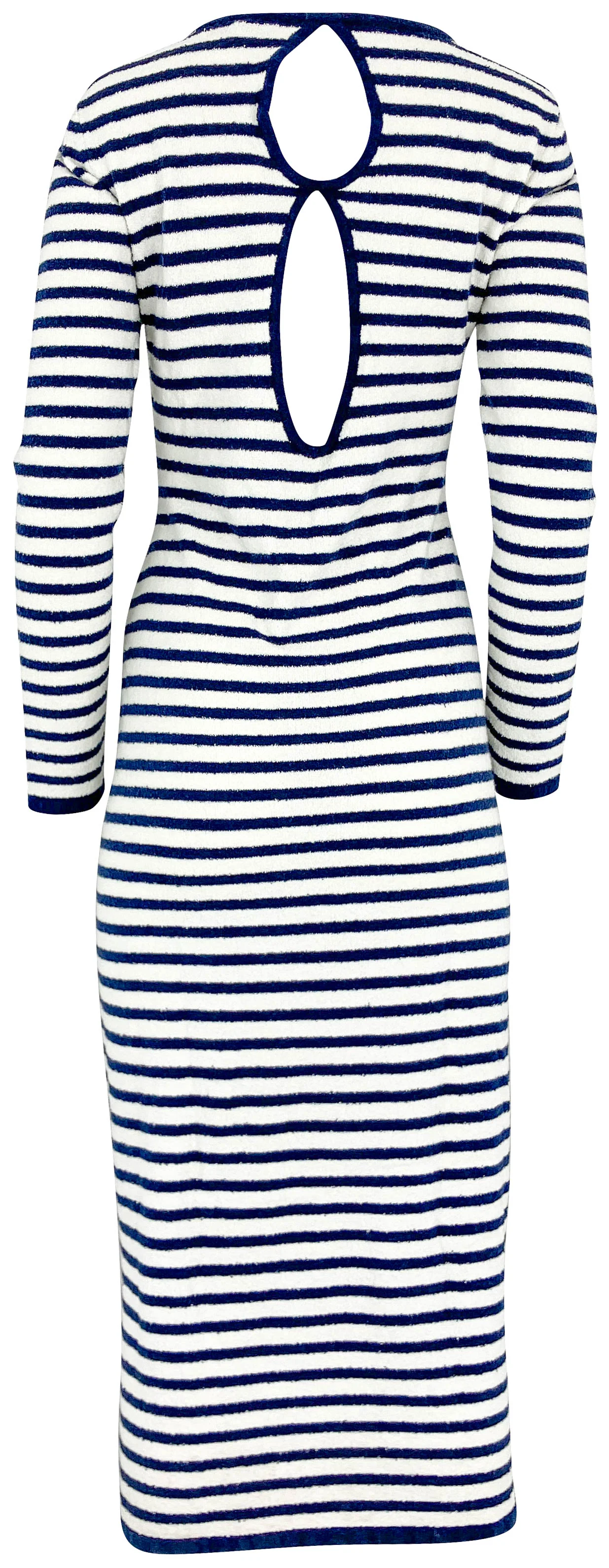 Ciao Lucia Sabine Dress in Navy and White - Image 2