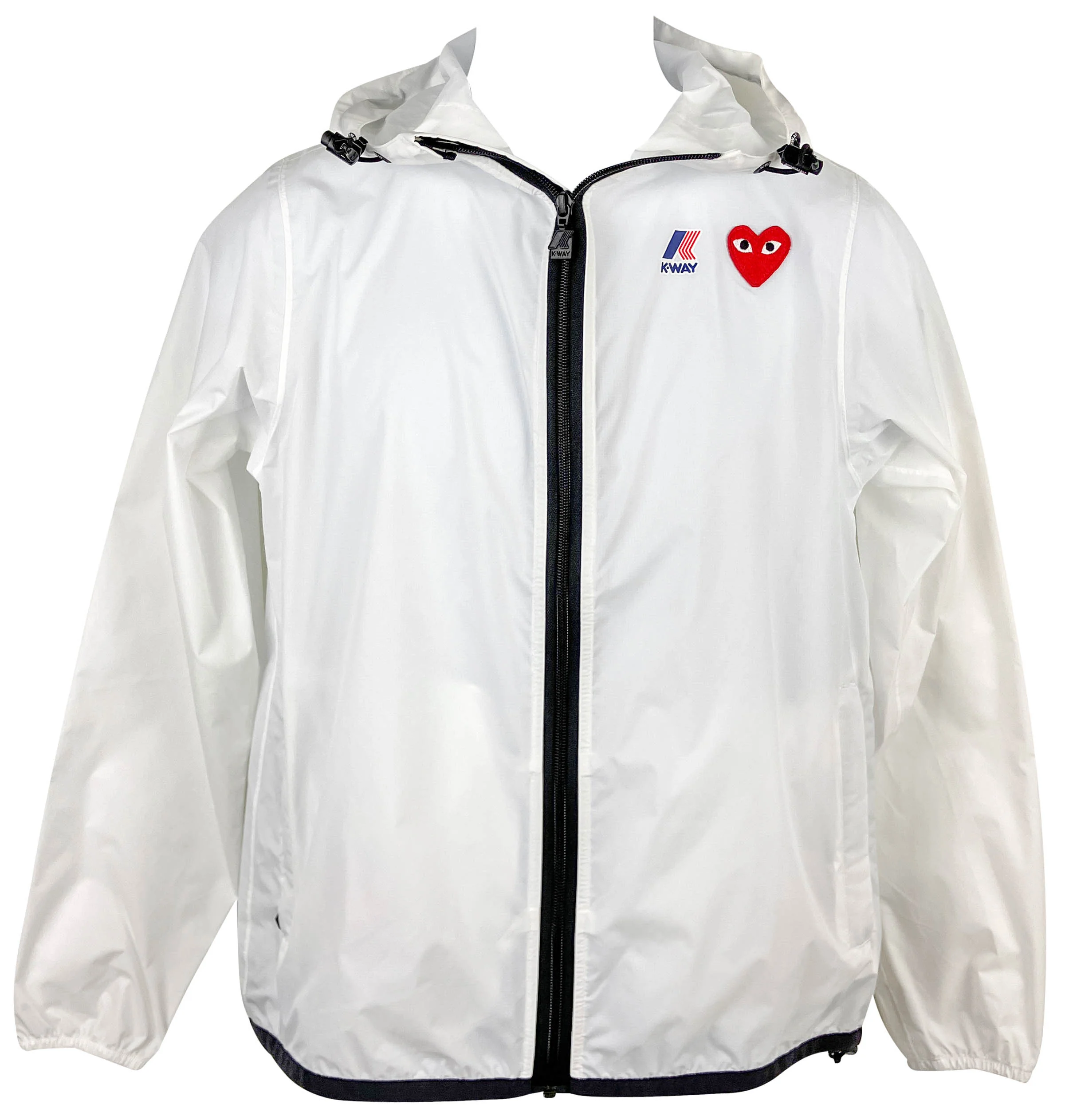 Comme des Garçons Play Jacket in White