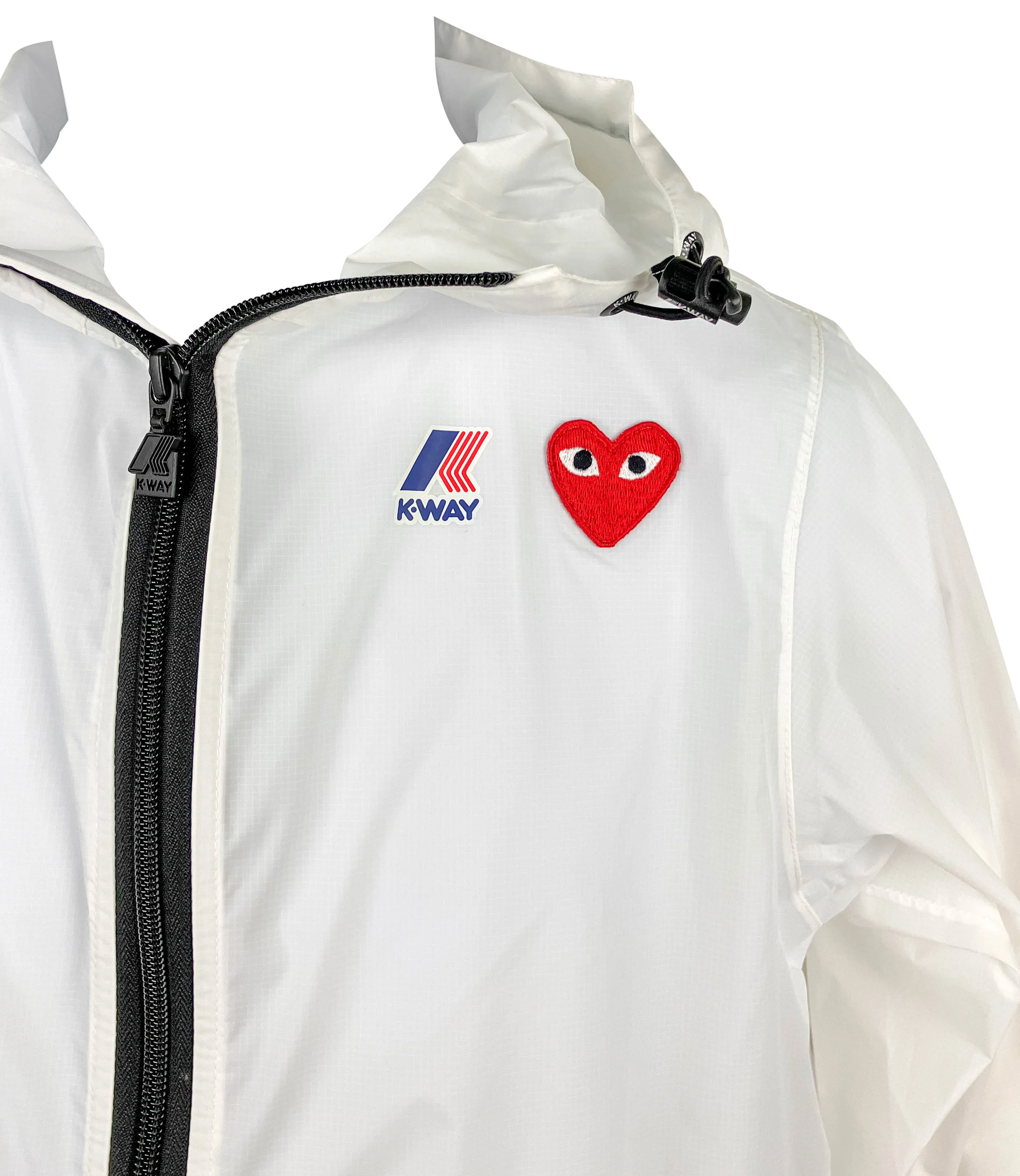 Comme des Garçons Play Jacket in White - Image 3