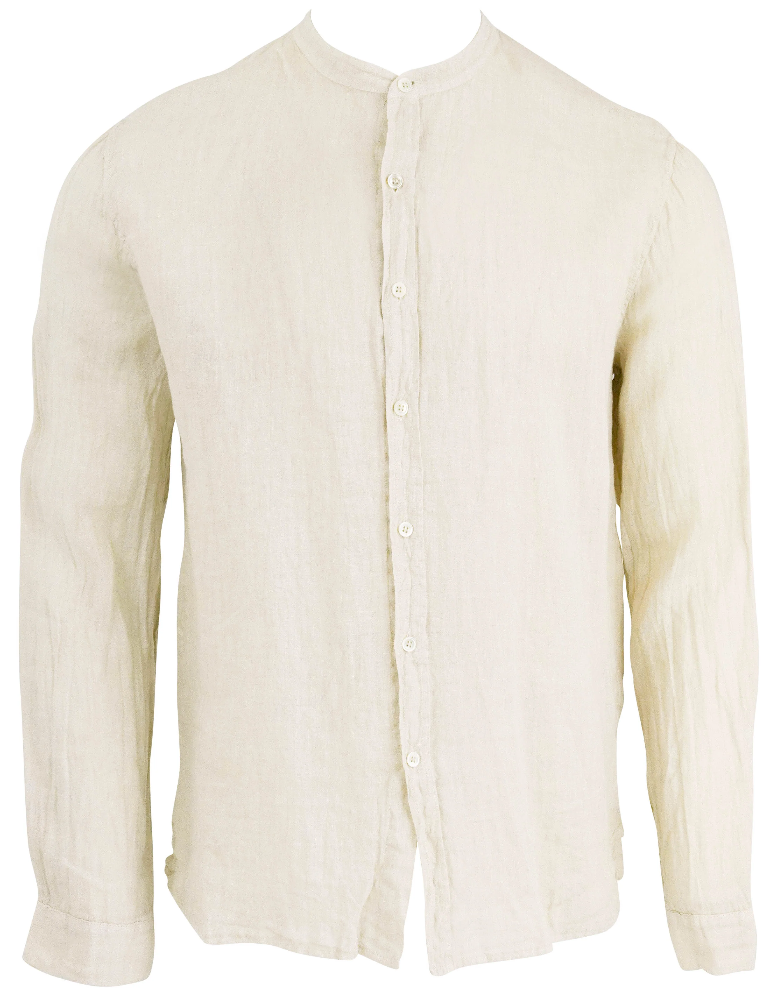 Crossley Linen Button Down in Light Beige
