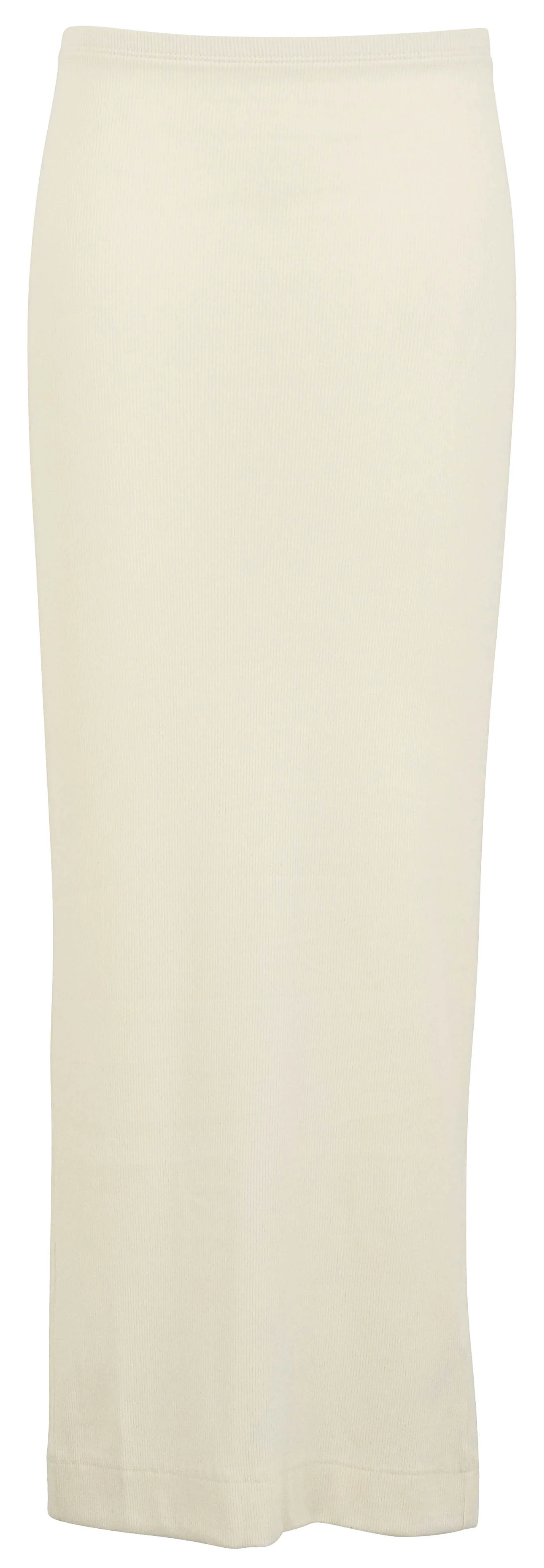 Eterne Emma Ribbed Skirt in Cream