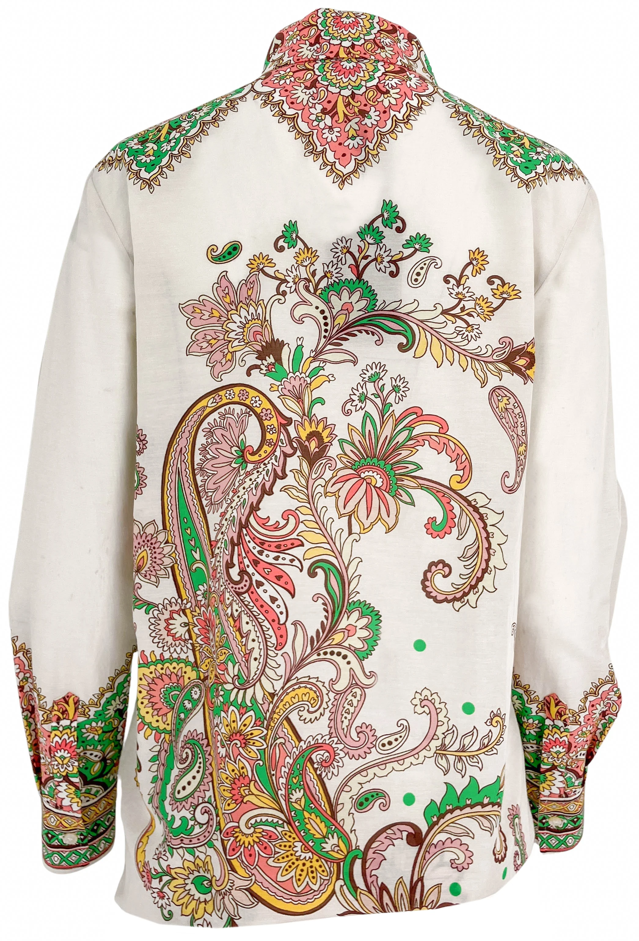 Etro Paisley Print Blouse in Light Pink Multi - Image 2