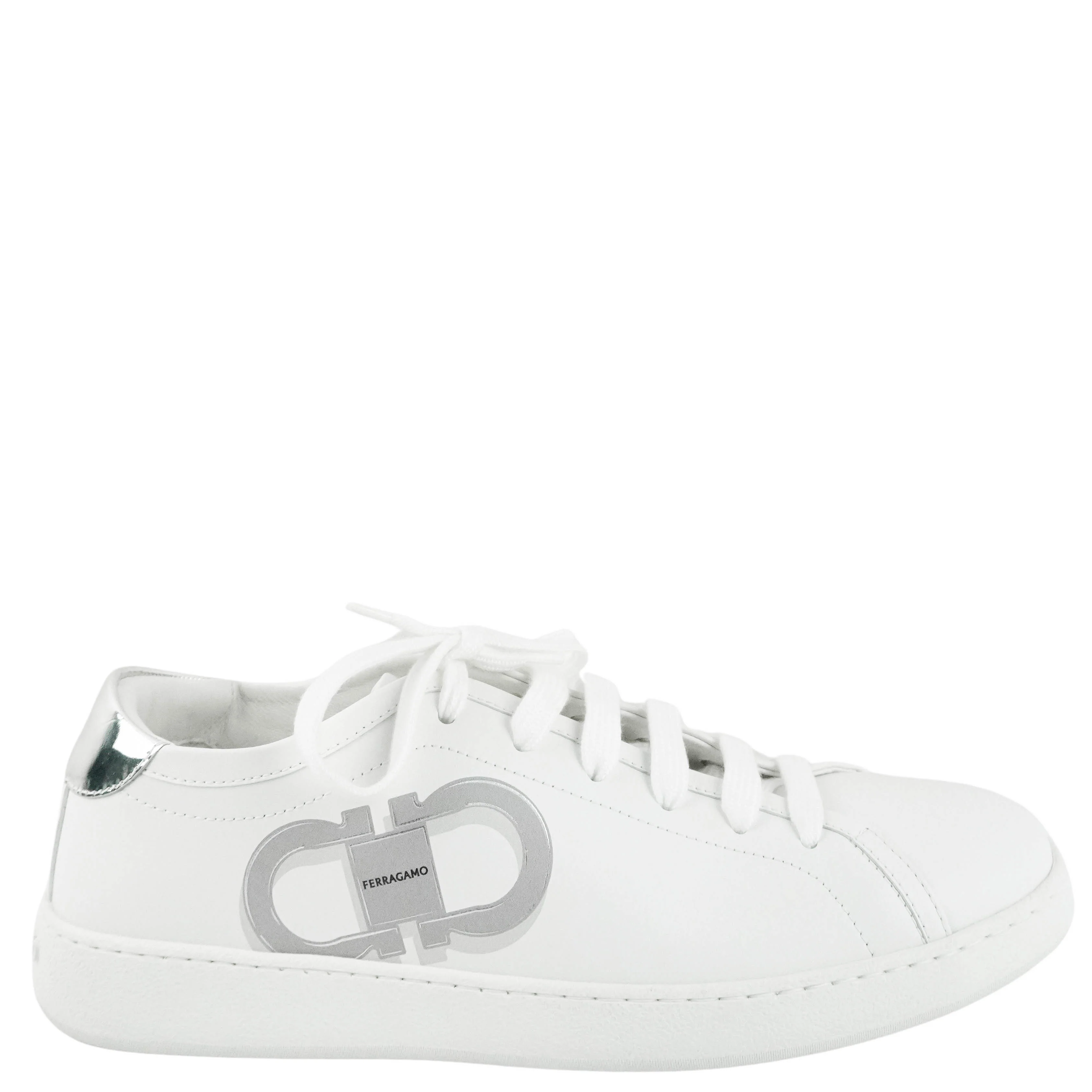 Ferragamo Brandy Sneakers in White