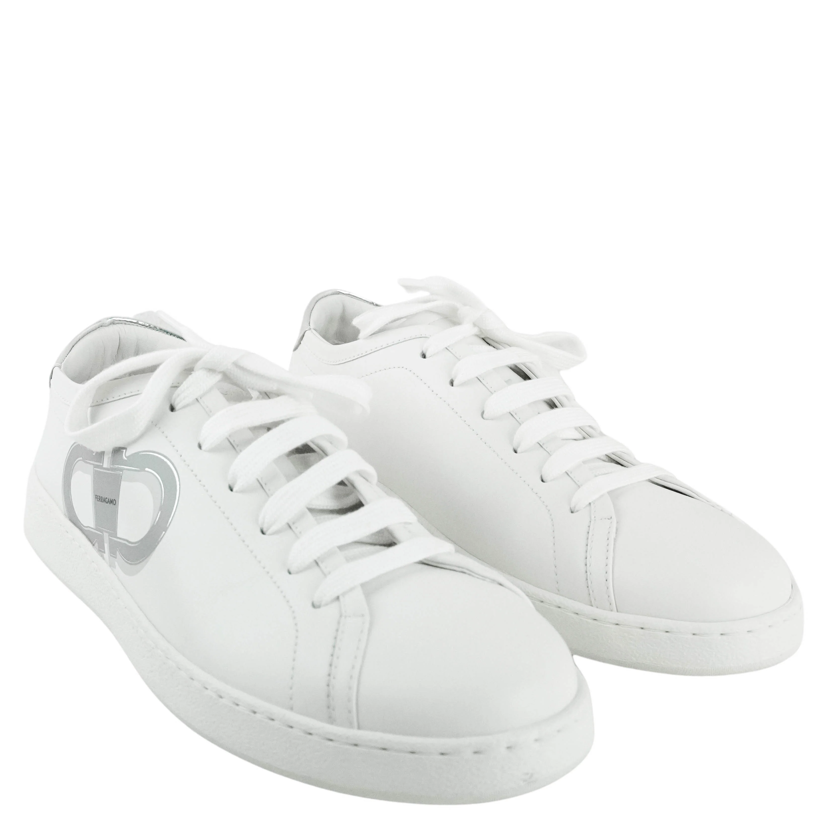Ferragamo Brandy Sneakers in White - Image 3