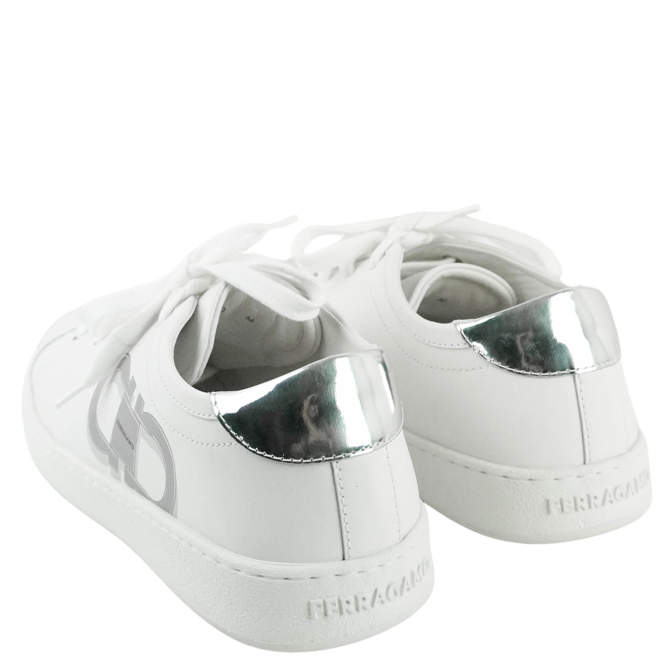 Ferragamo Brandy Sneakers in White - Image 4