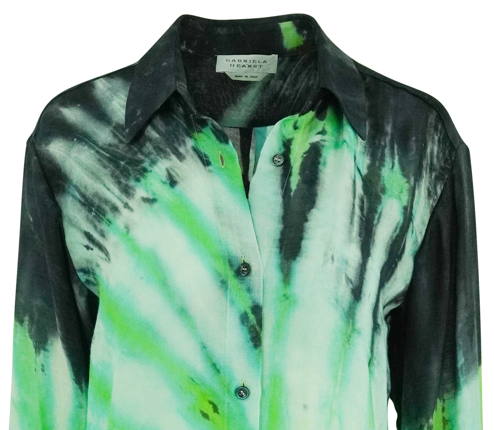 Gabriela Hearst Ferrera Tie Dye Shirt in Multicolor - Image 3