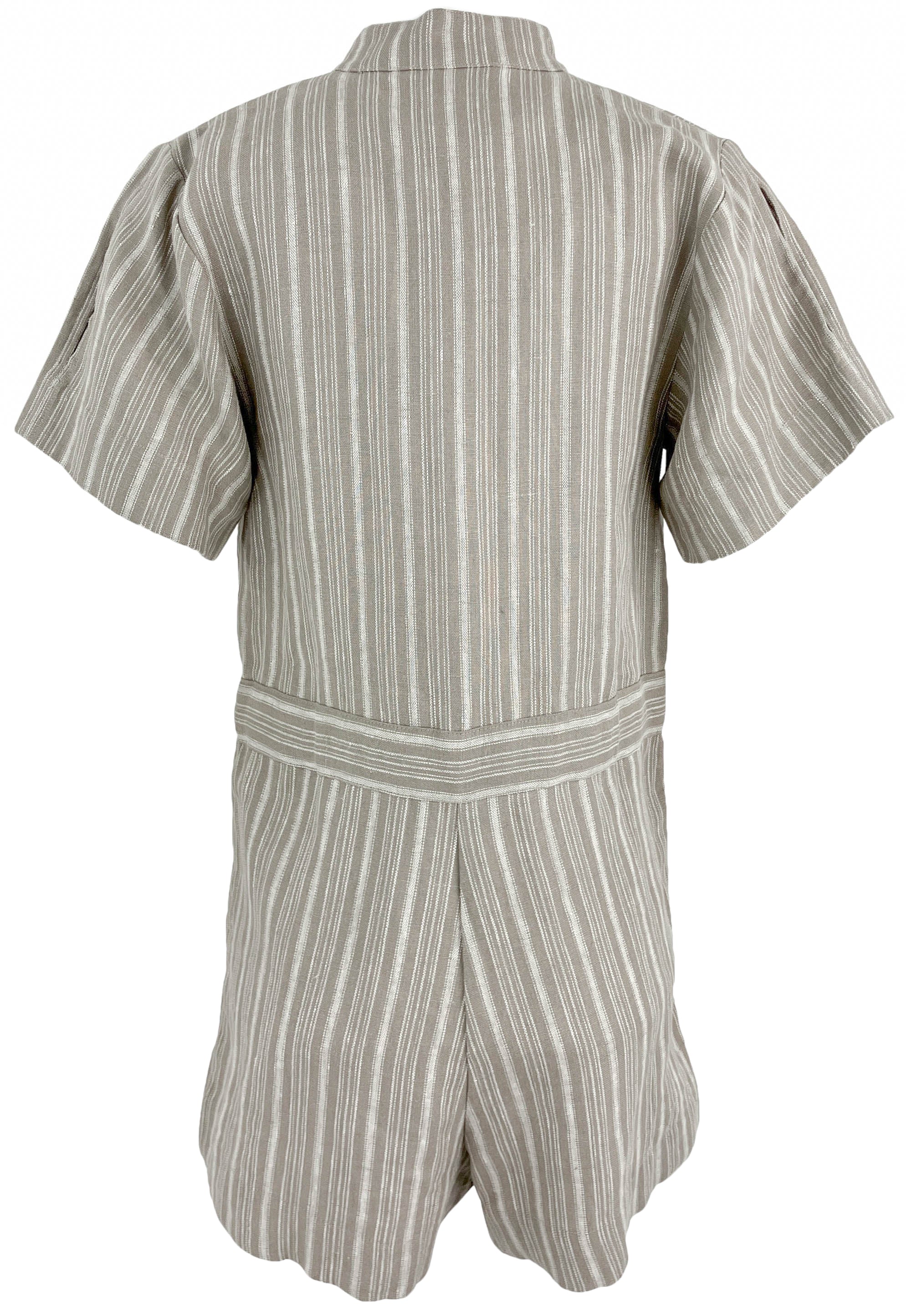 Hevron Taryn Romper in Tawny Stripe - Image 2
