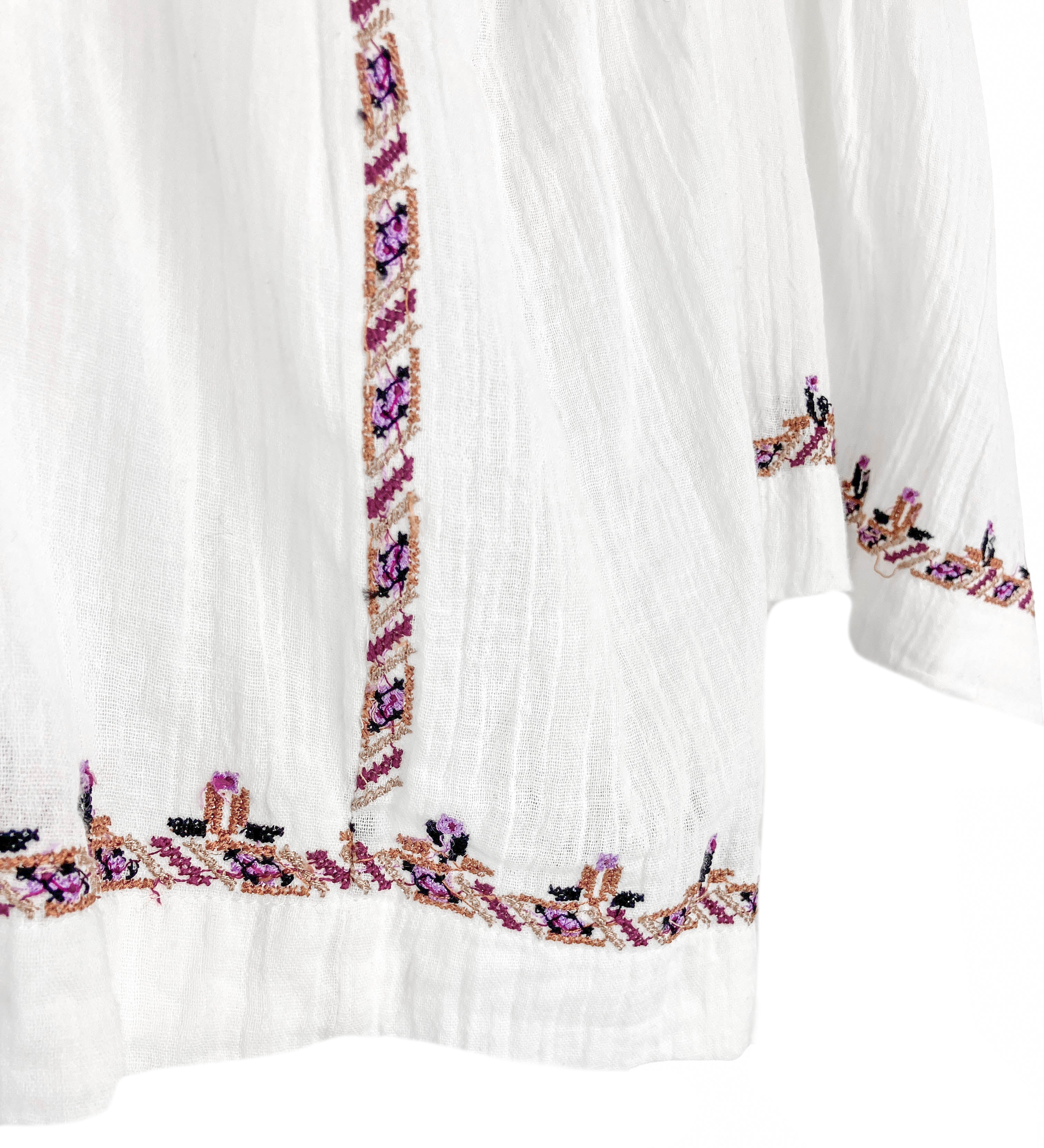 Isabel Marant Etoile Felicity Blouse in Ecru Ochre - Image 3