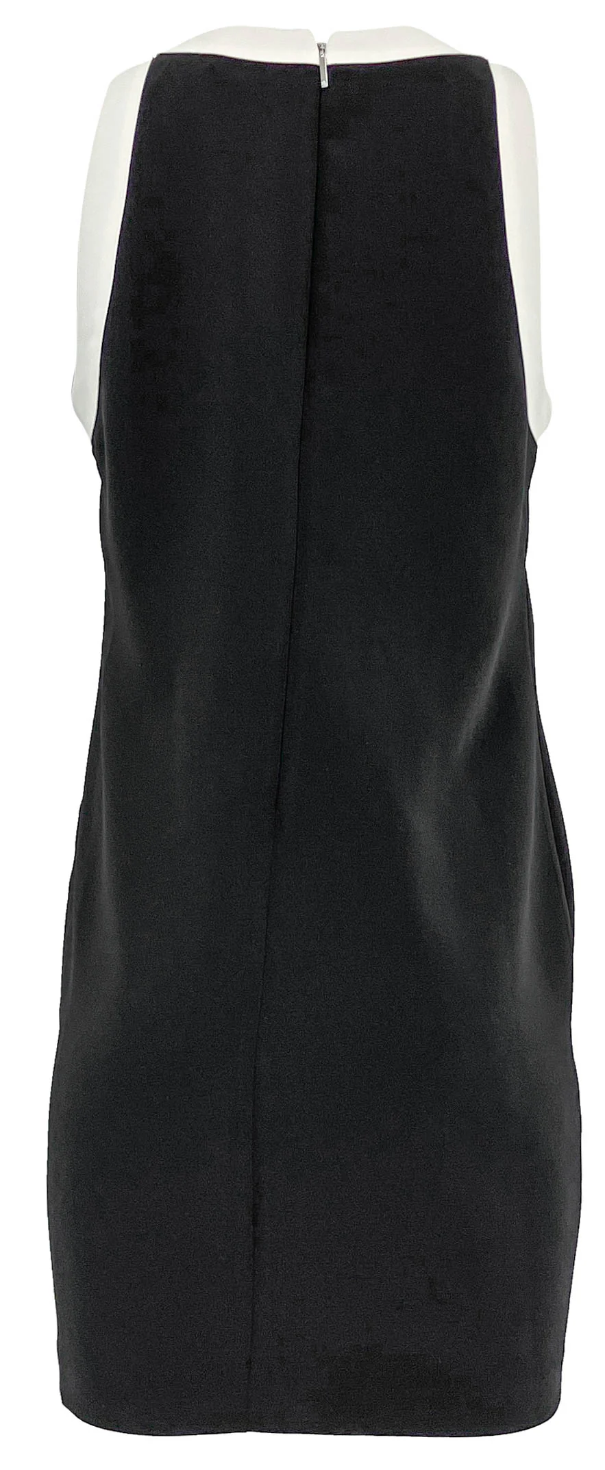Lauren by Ralph Lauren Contrasting Trim Dress in Black and White - Image 2