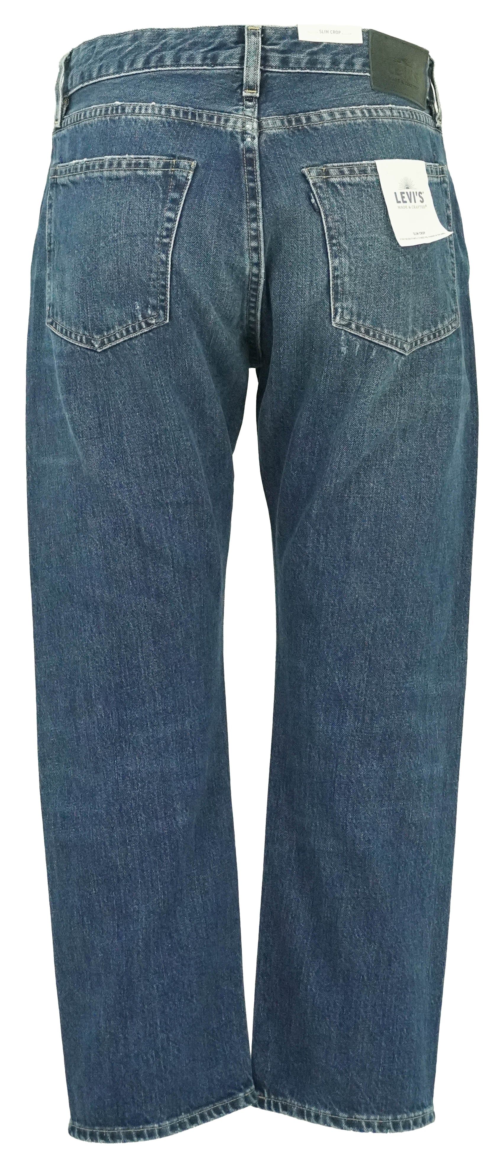 Levis Slim Crop Denim in Medium Blue - Image 2