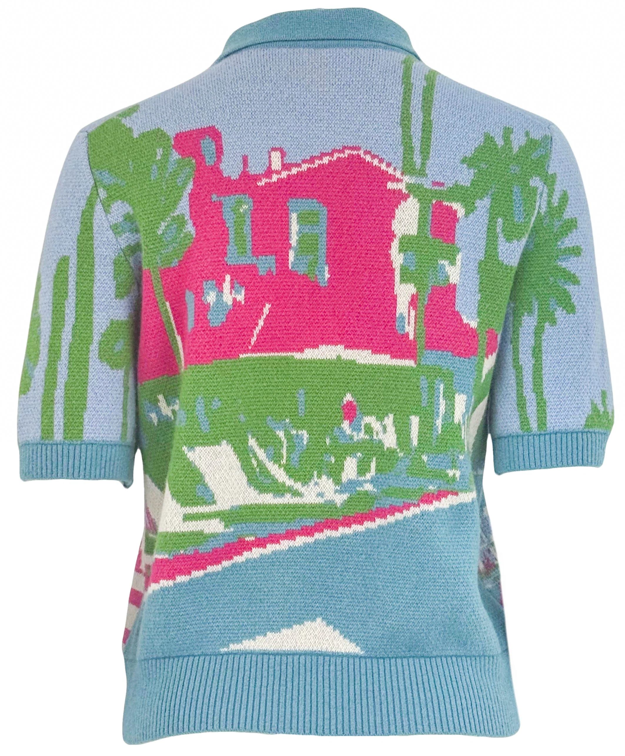 Libertine Poolside Polo Sweater in Multi - Image 2