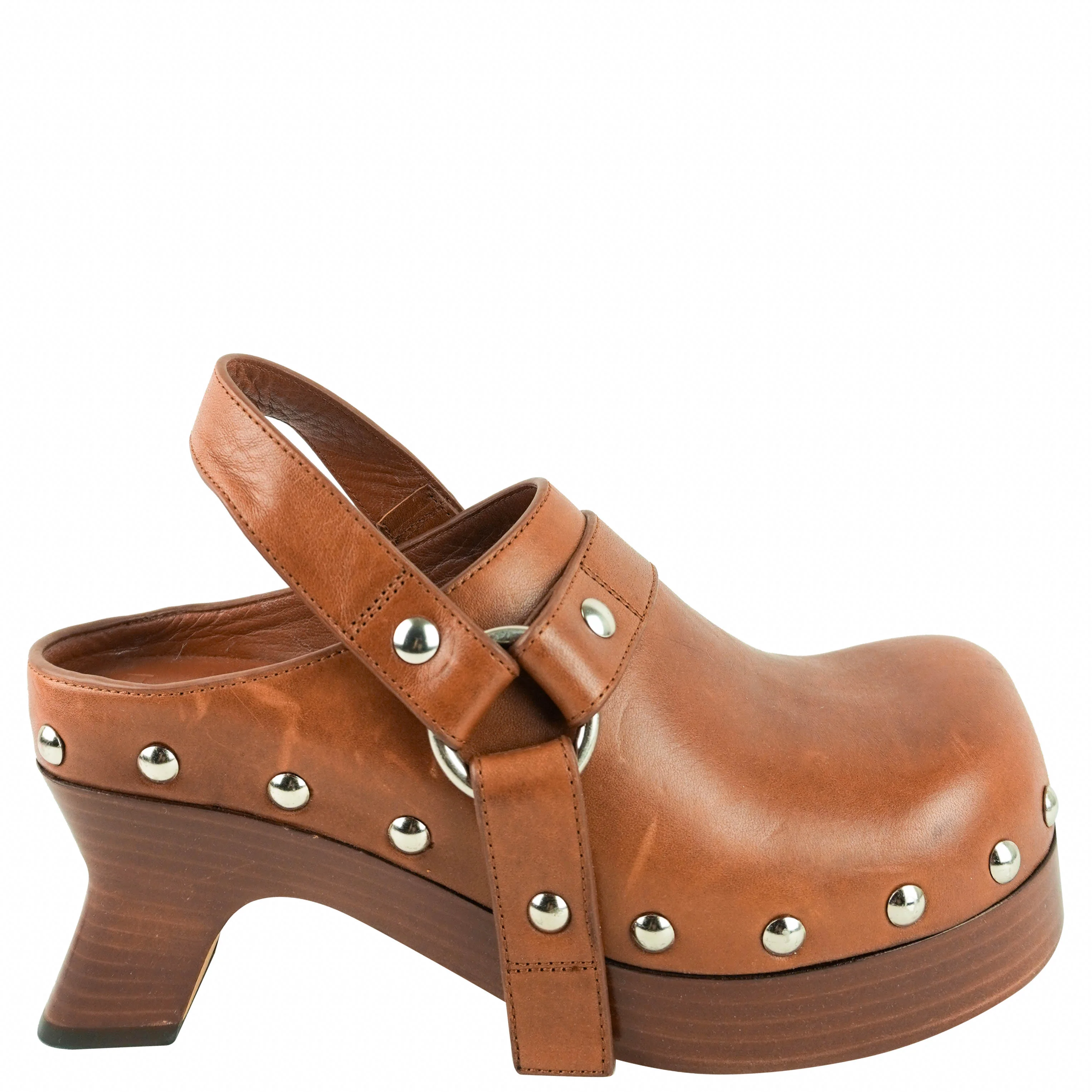 Loewe Tacha Mules in Brown