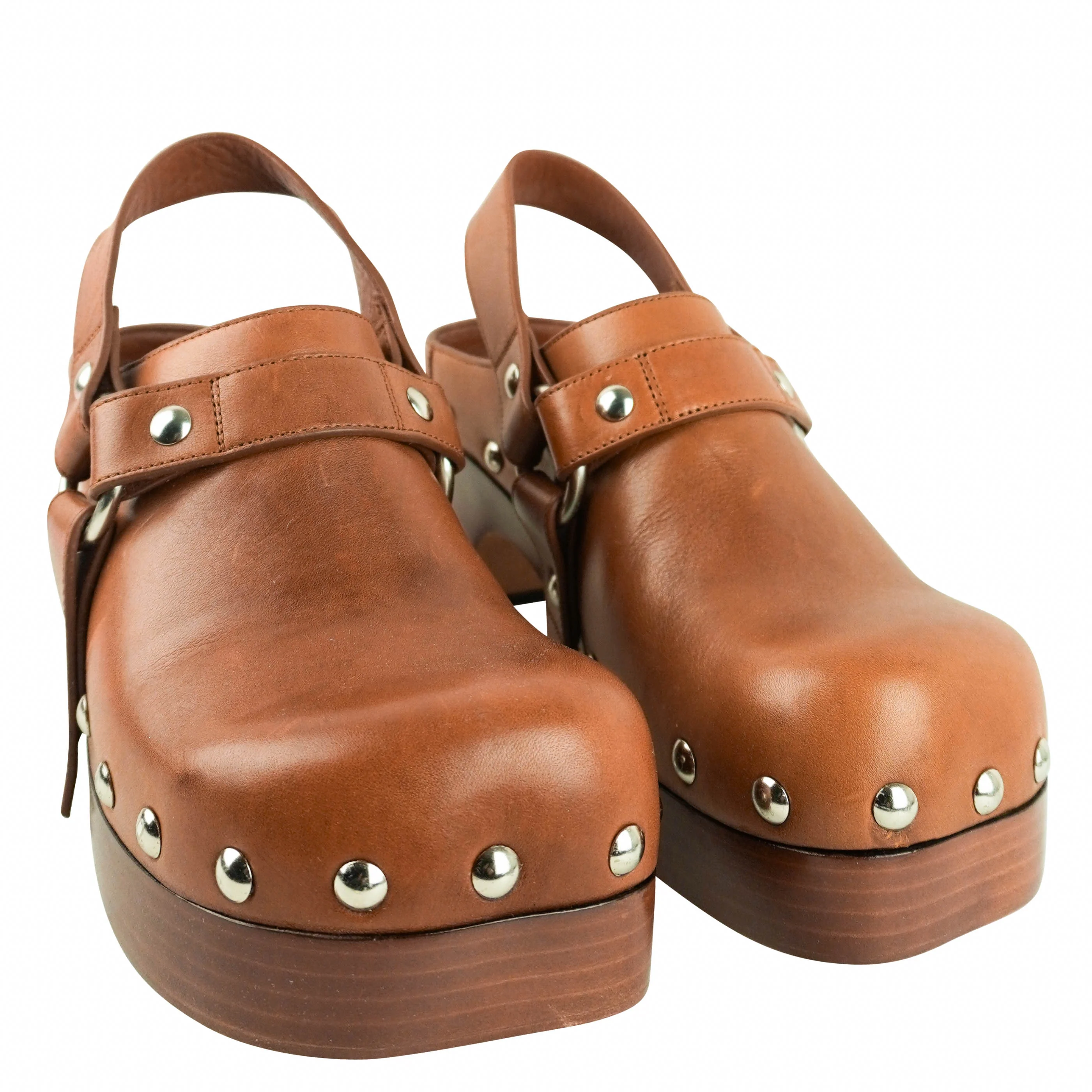 Loewe Tacha Mules in Brown - Image 3
