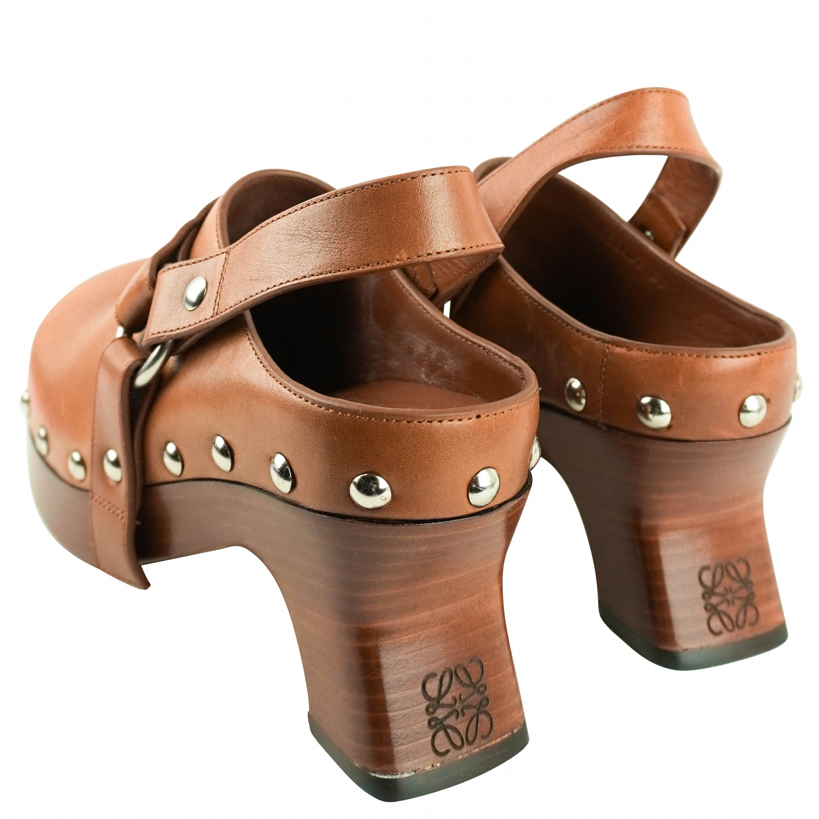 Loewe Tacha Mules in Brown - Image 5