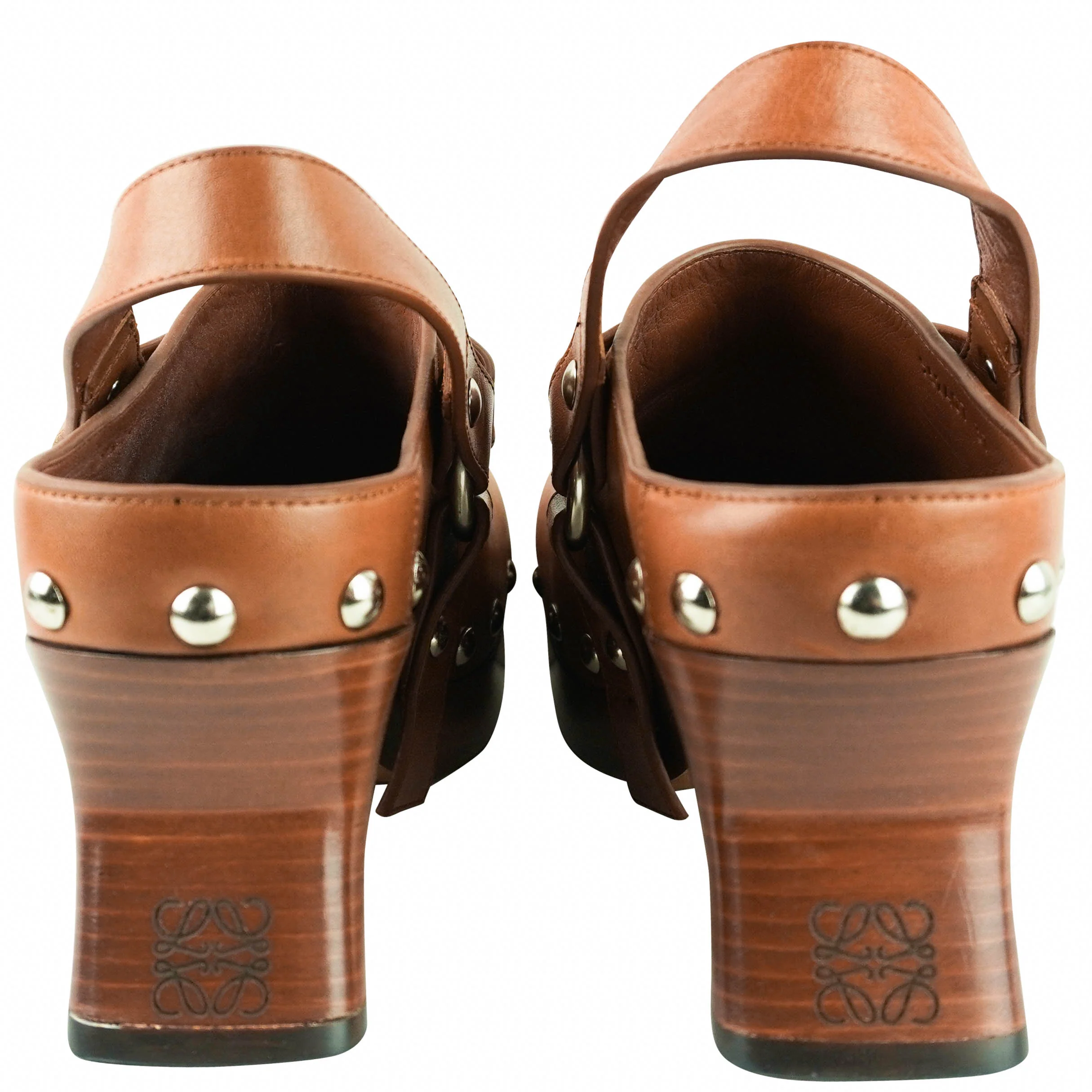 Loewe Tacha Mules in Brown - Image 6