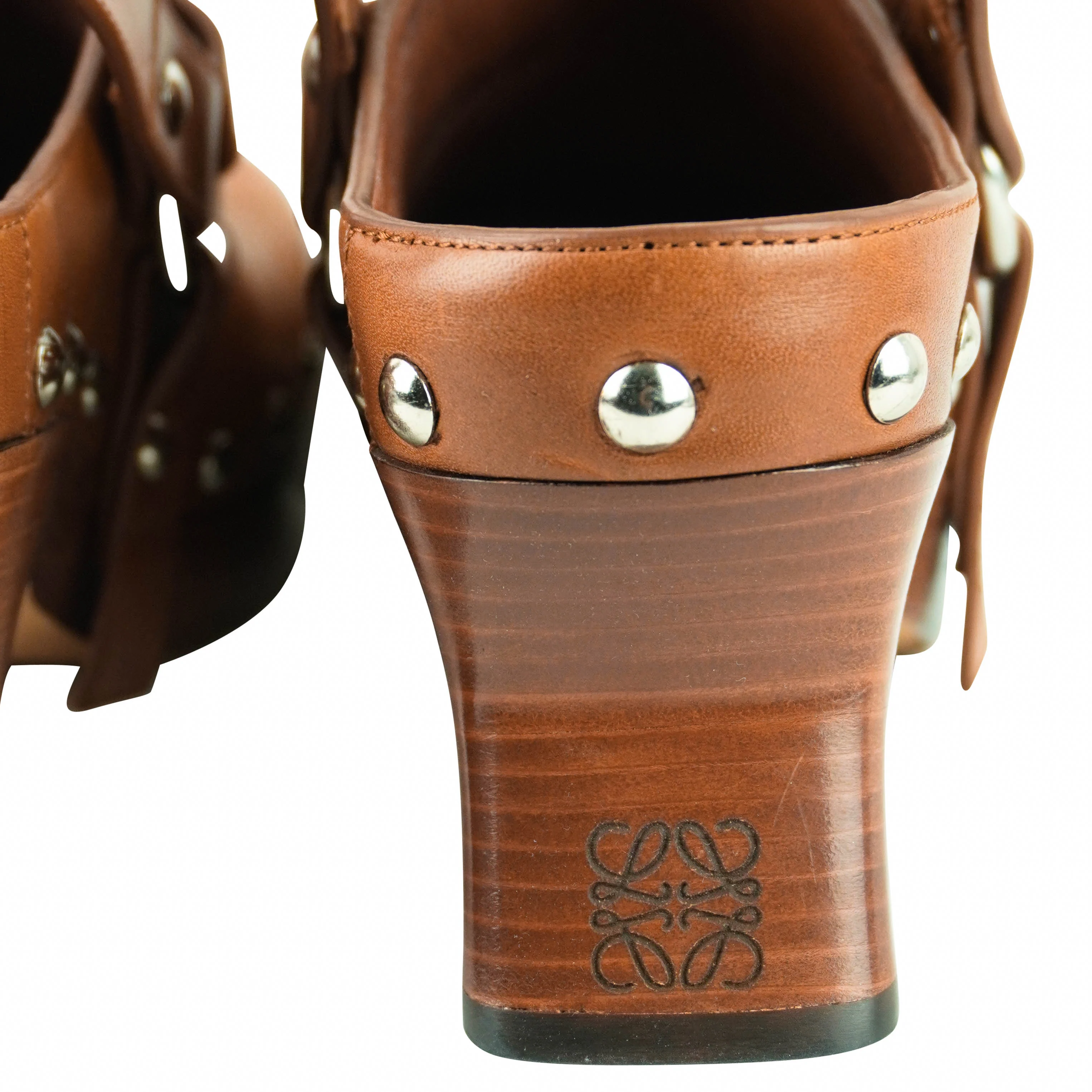 Loewe Tacha Mules in Brown - Image 7