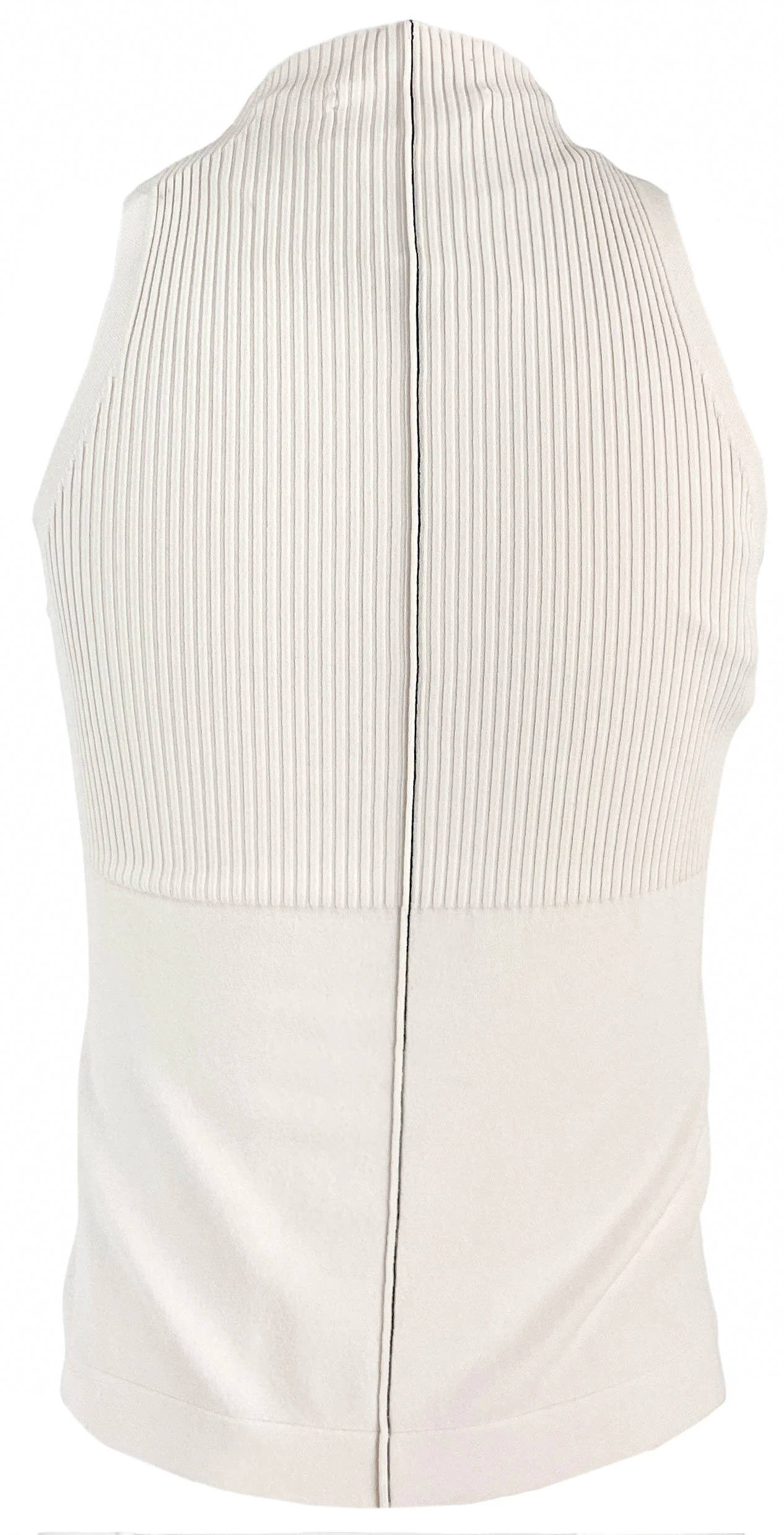 Maria McManus Mock Neck Tank Top in Off White - Image 2