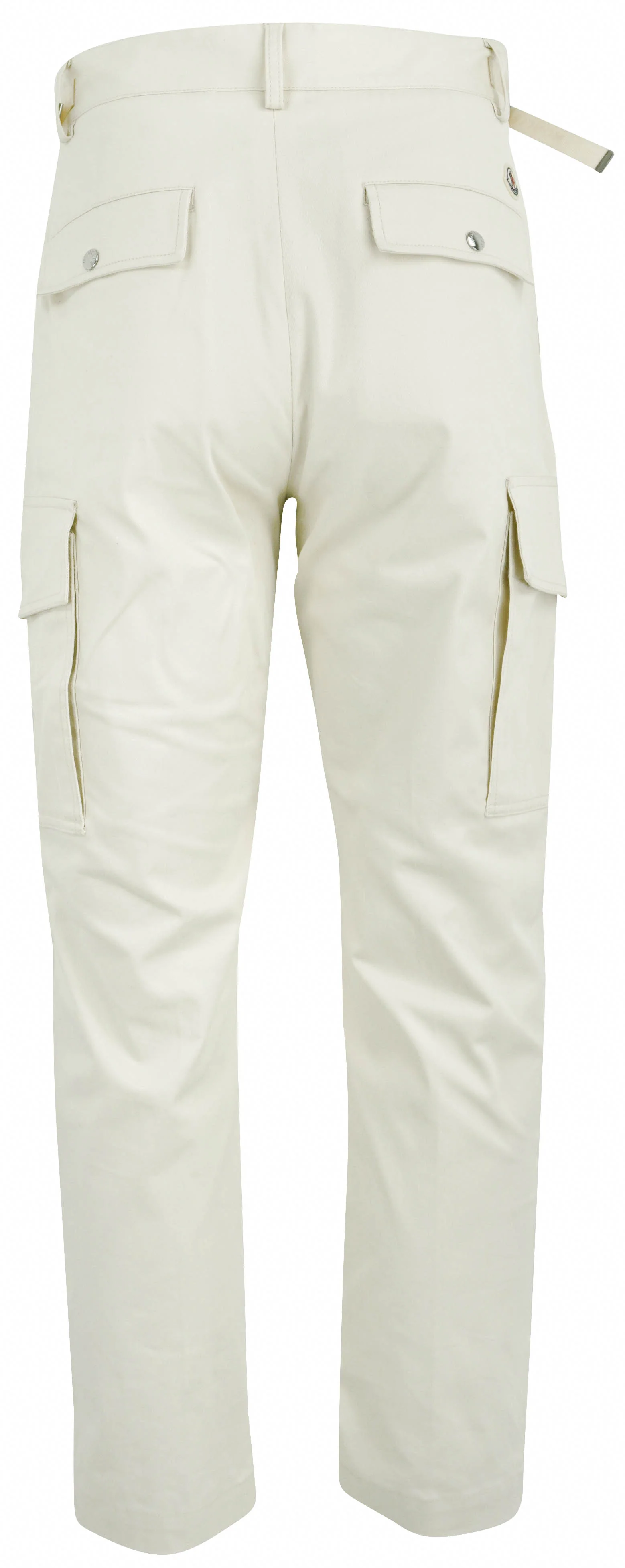 Moncler Cotton Gabardine Cargo Pants in Off-White - Image 3