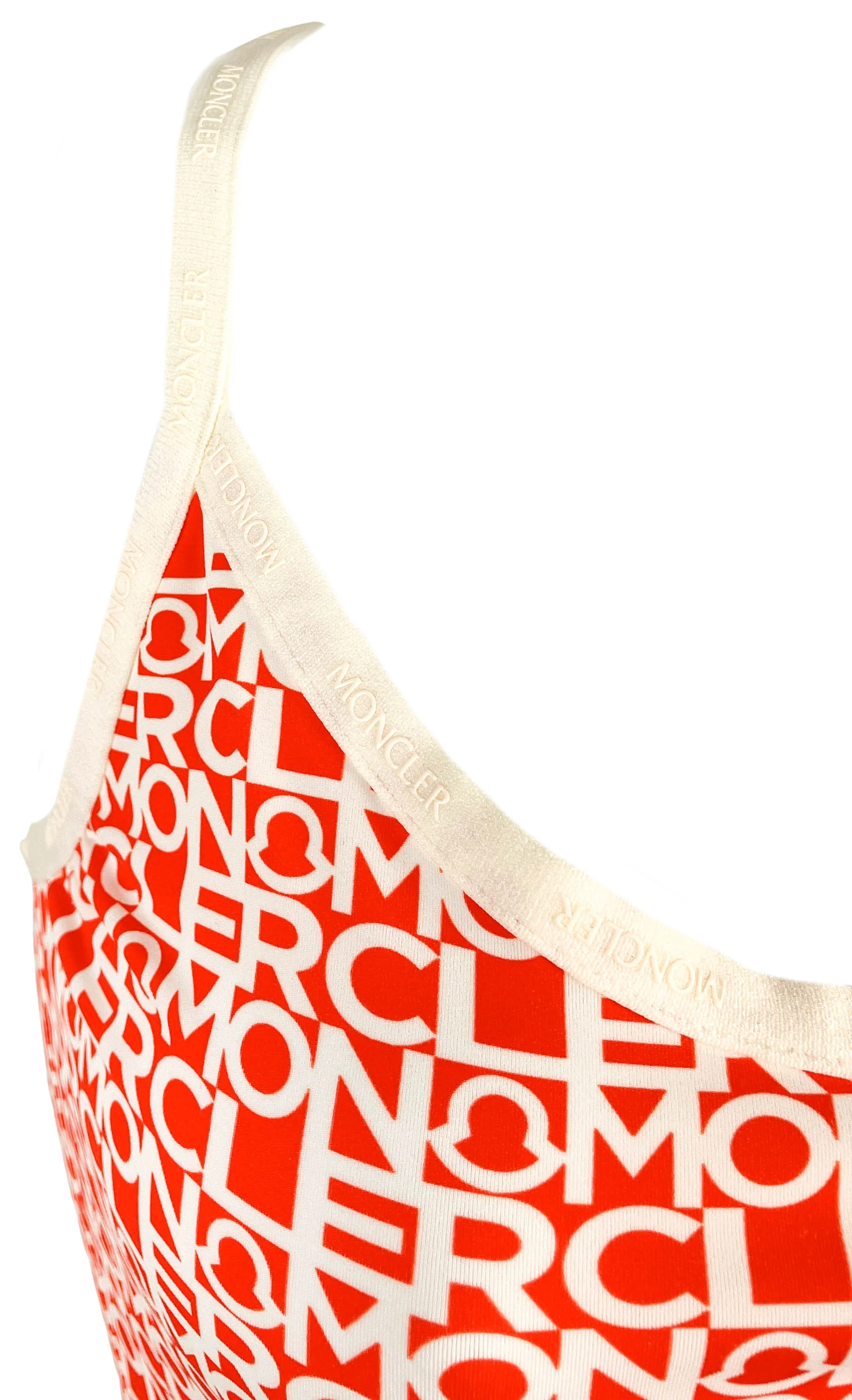 Moncler One Piece Swimsuit in Tangerine - Image 3