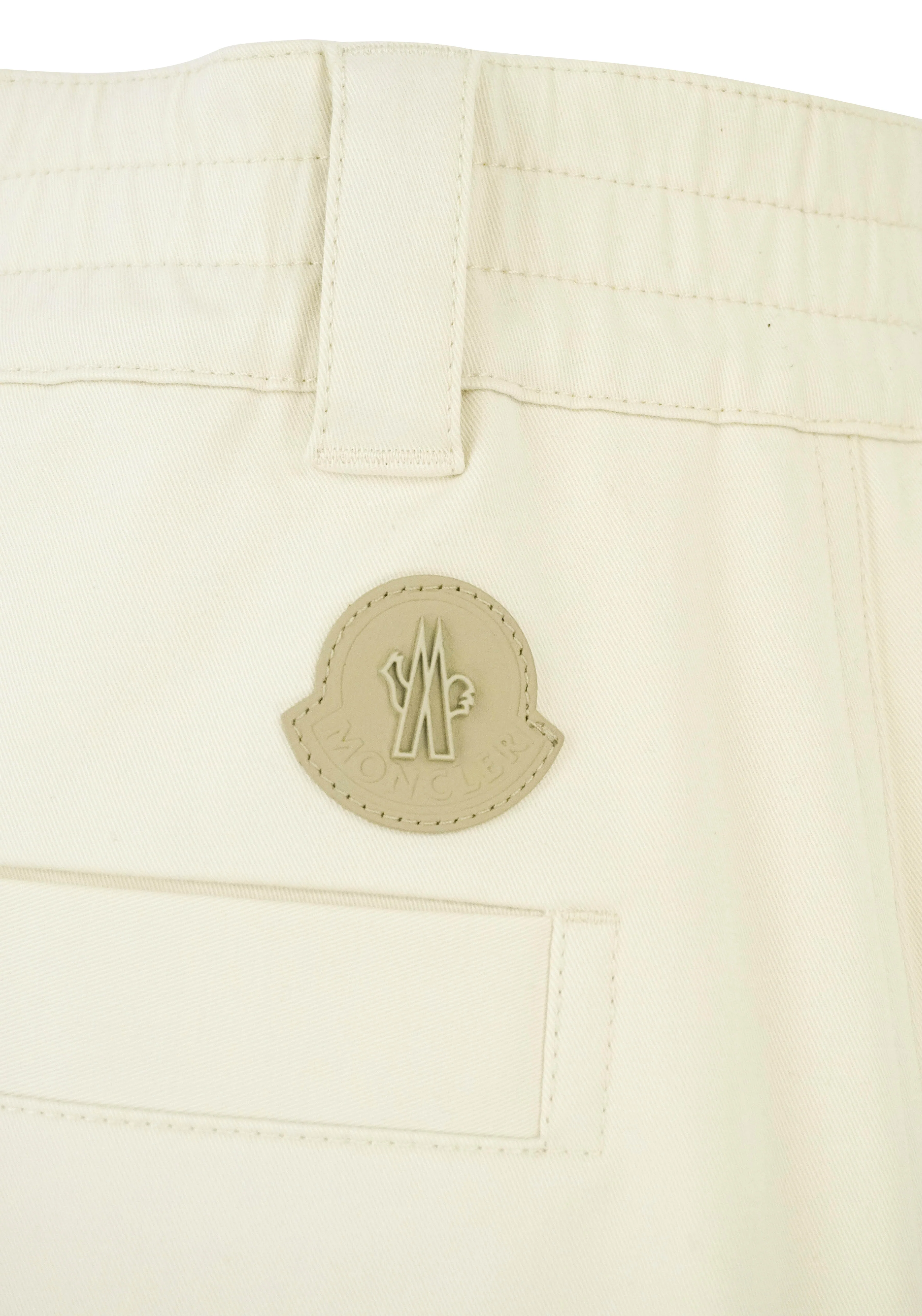 Moncler Pleated Trousers in Neutral - Image 3