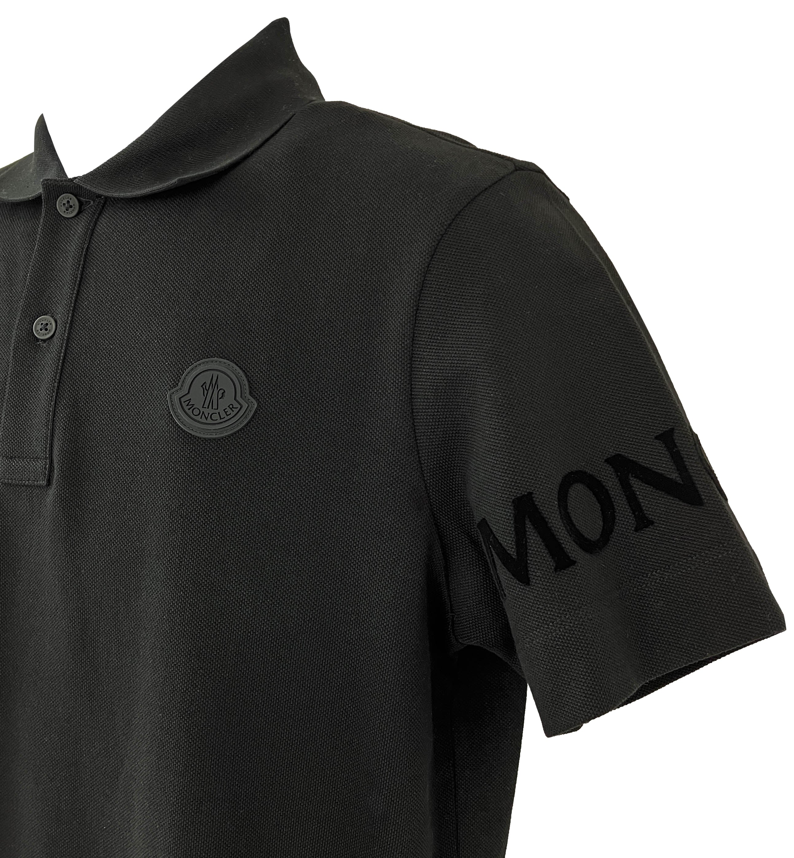 Moncler Polo in Black - Image 3