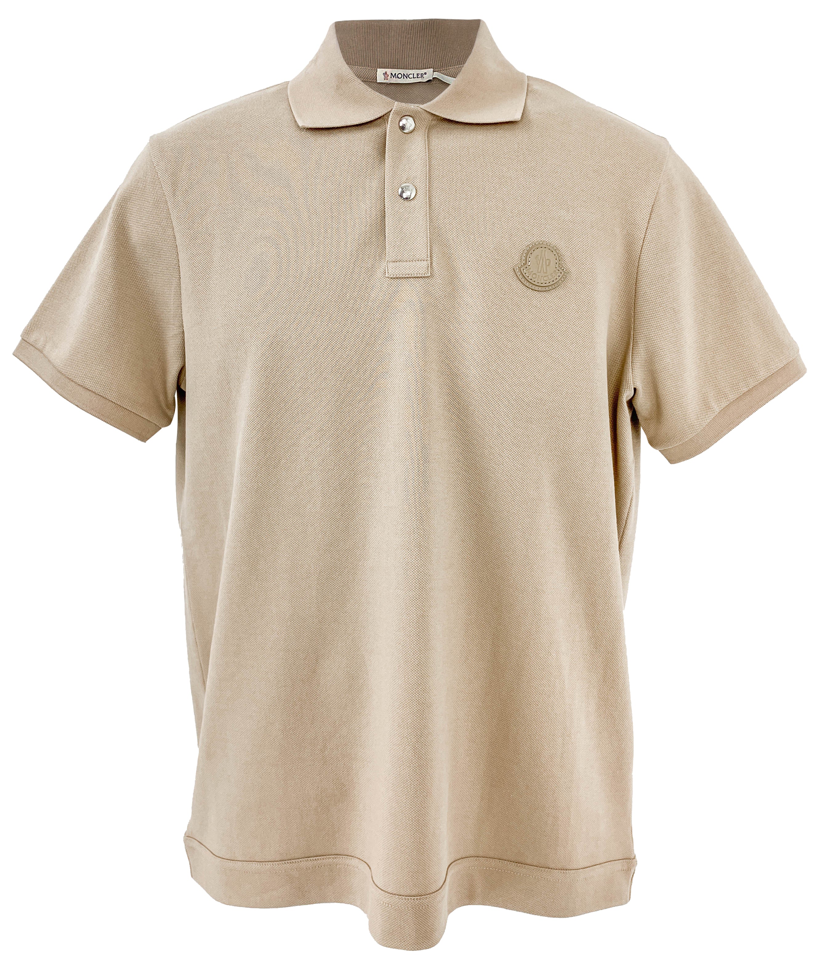 Moncler Polo in Khaki