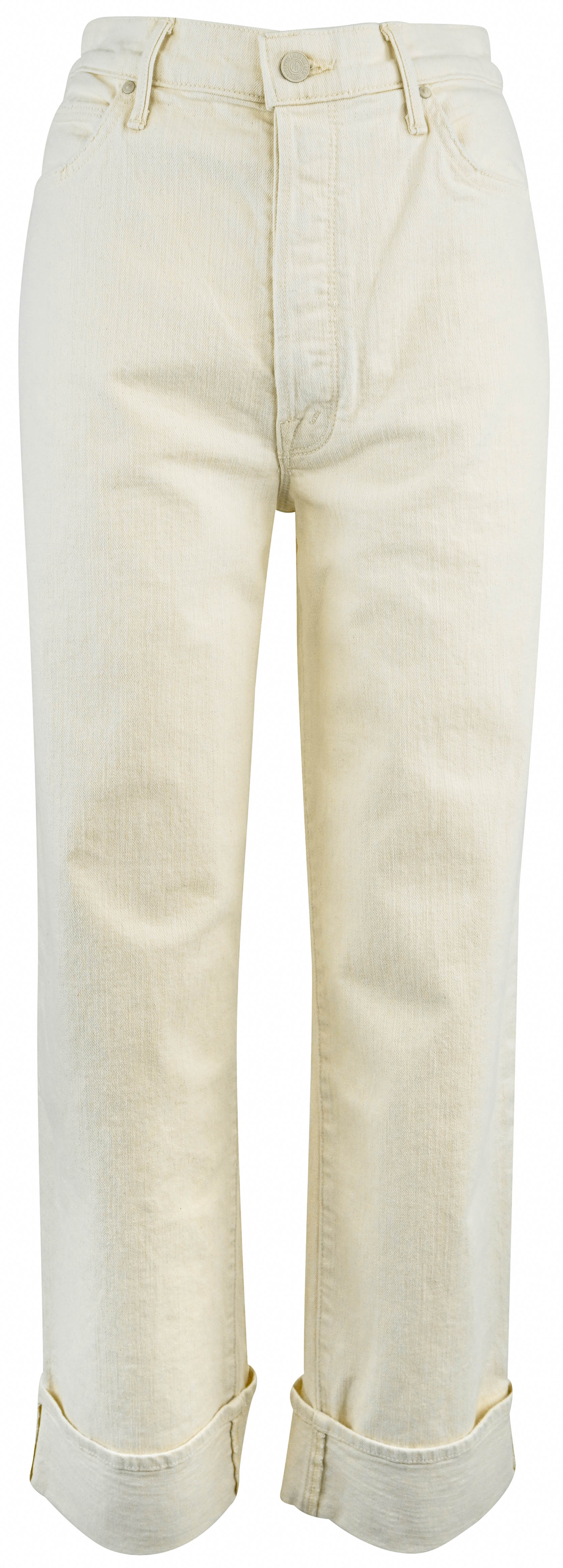 Mother The Spitfire Ankle Cuff Denim in Act Natural