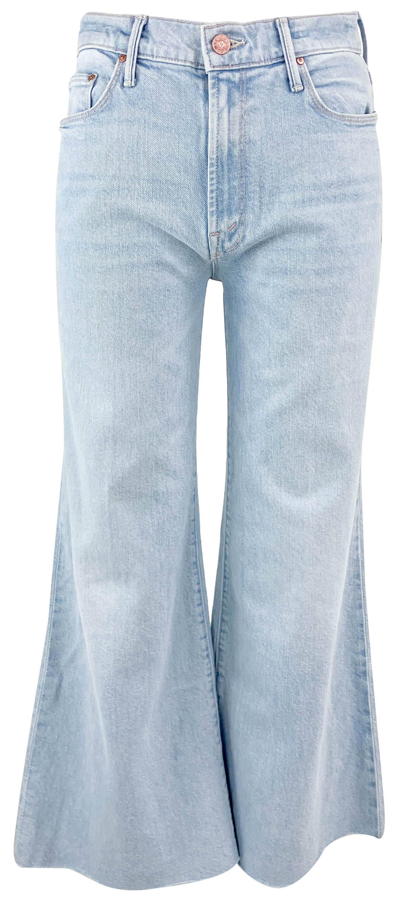 Mother The Twister Ankle Fray Denim in Cowabunga