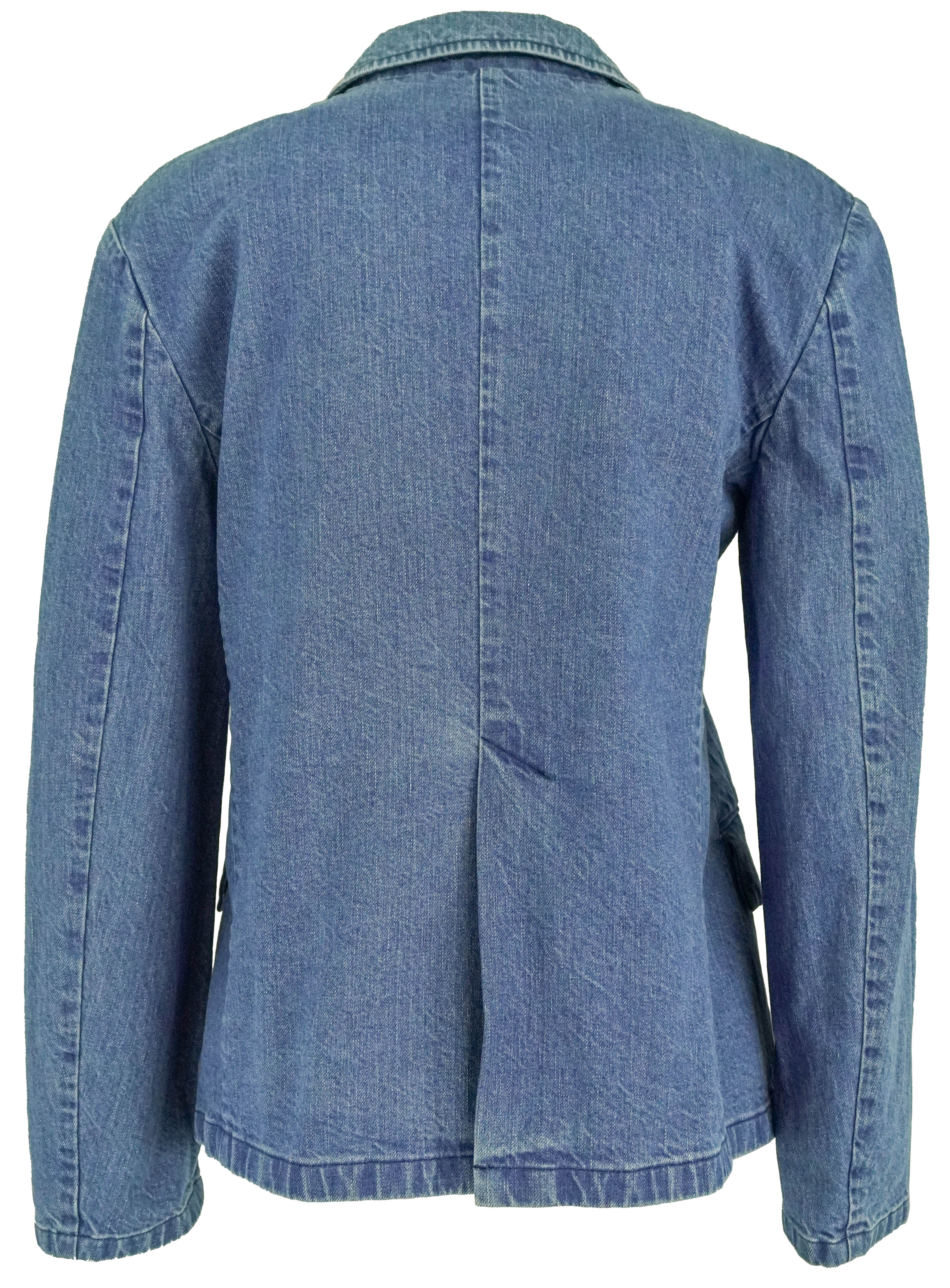 Moussy Vintage Denim Double Box Jacket in Blue - Image 2