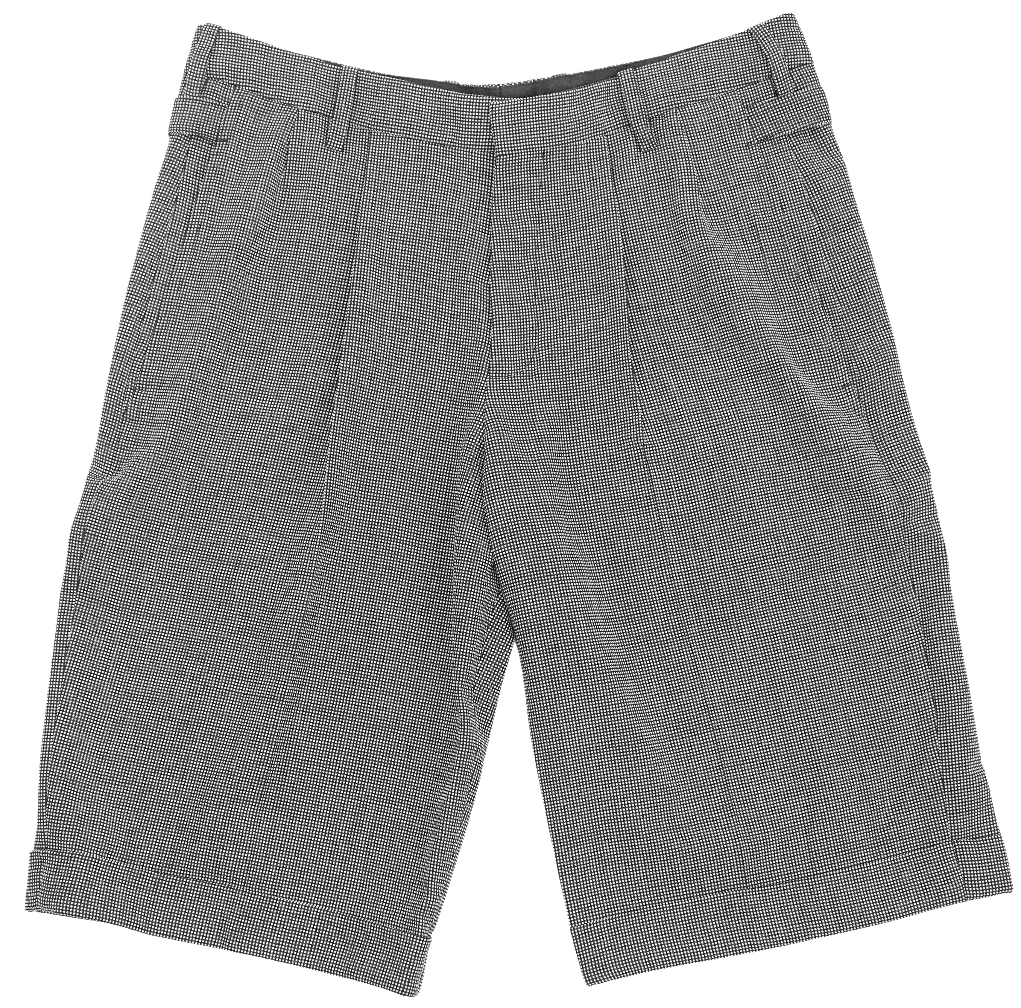 Neil Barrett Mini Check Shorts in Black and White
