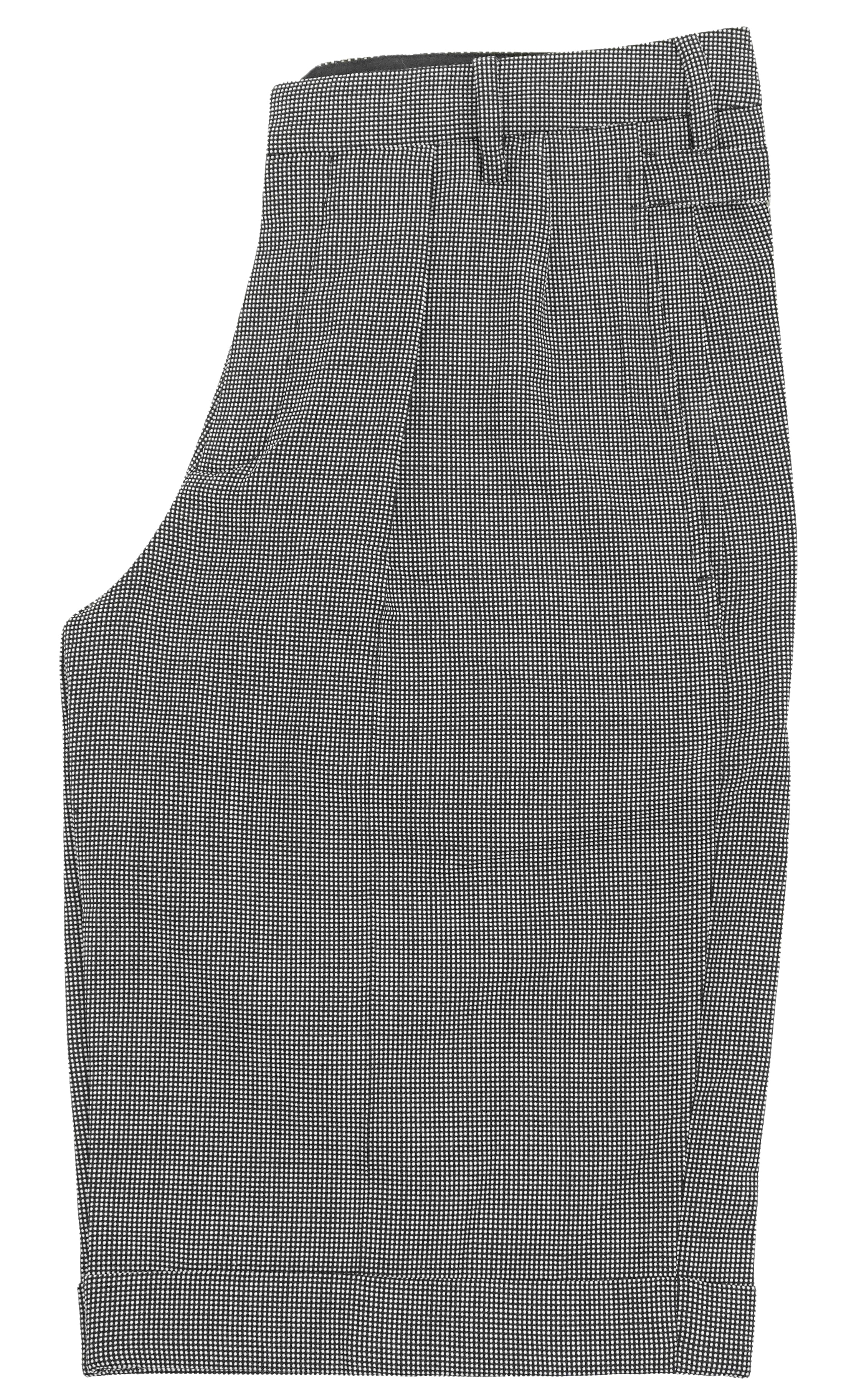Neil Barrett Mini Check Shorts in Black and White - Image 3